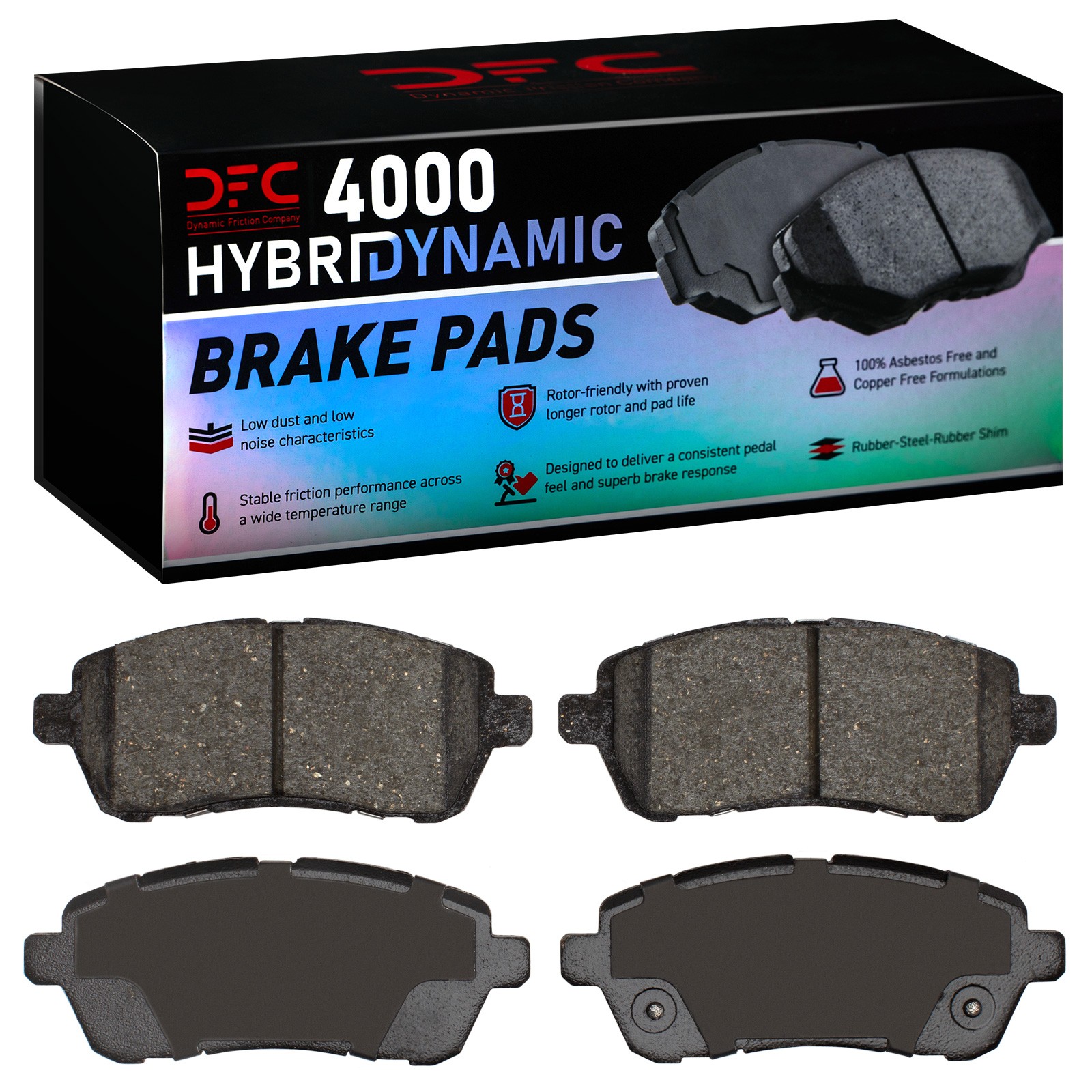 DYN 4000-1454-00 DFC 4000 HybriDynamic Brake Pads - Image 2