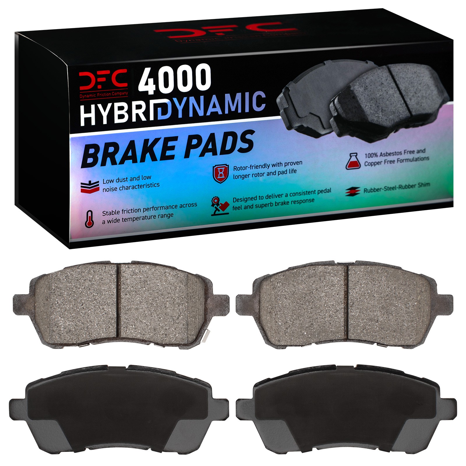 DYN 4000-1454-10 DFC 4000 HybriDynamic Brake Pads - Image 3