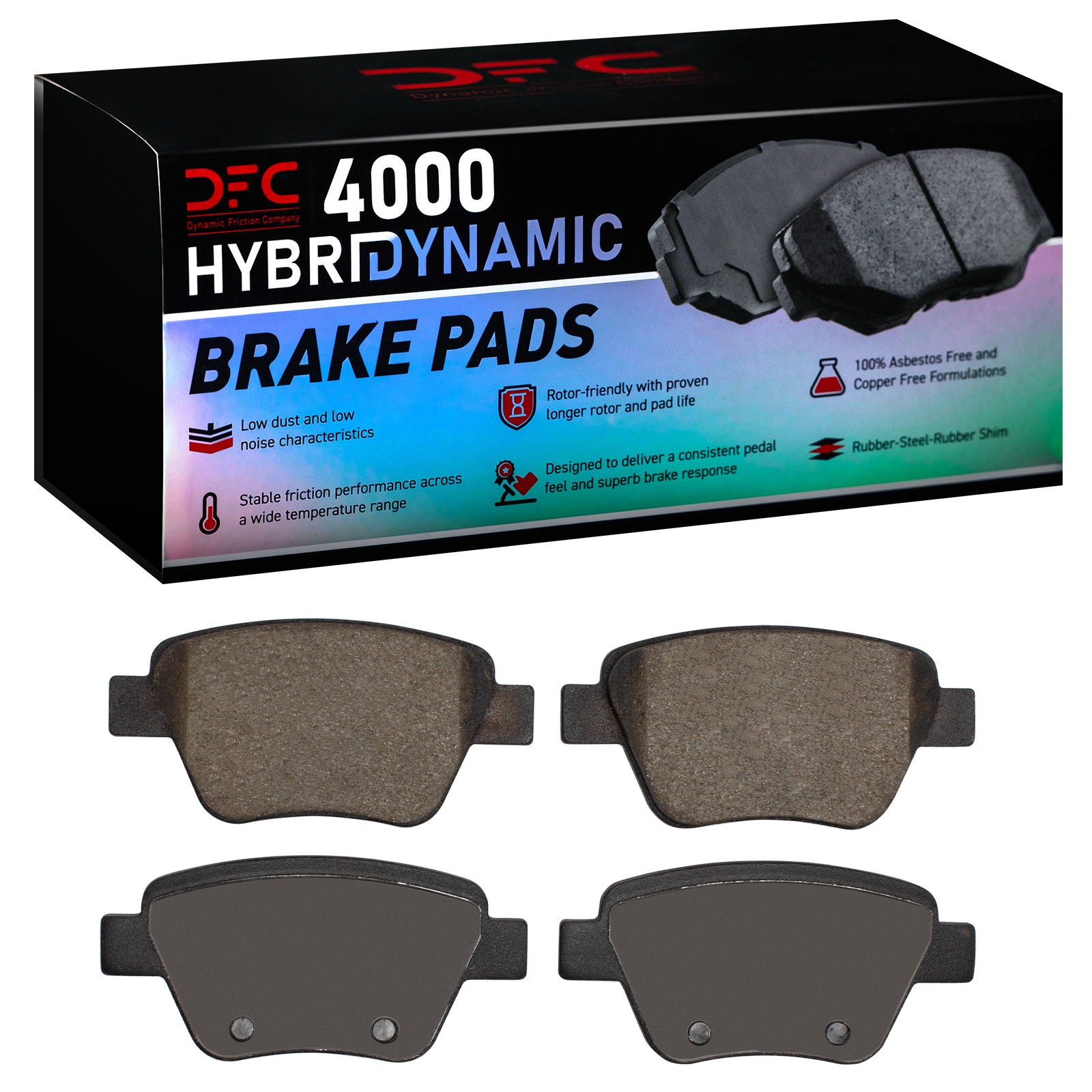 DYN 4000-1456-00 DFC 4000 HybriDynamic Brake Pads - Image 2