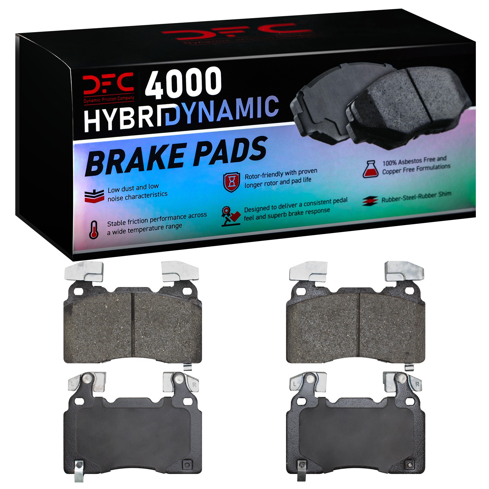 DYN 4000-1474-10 DFC 4000 HybriDynamic Brake Pads - Image 2