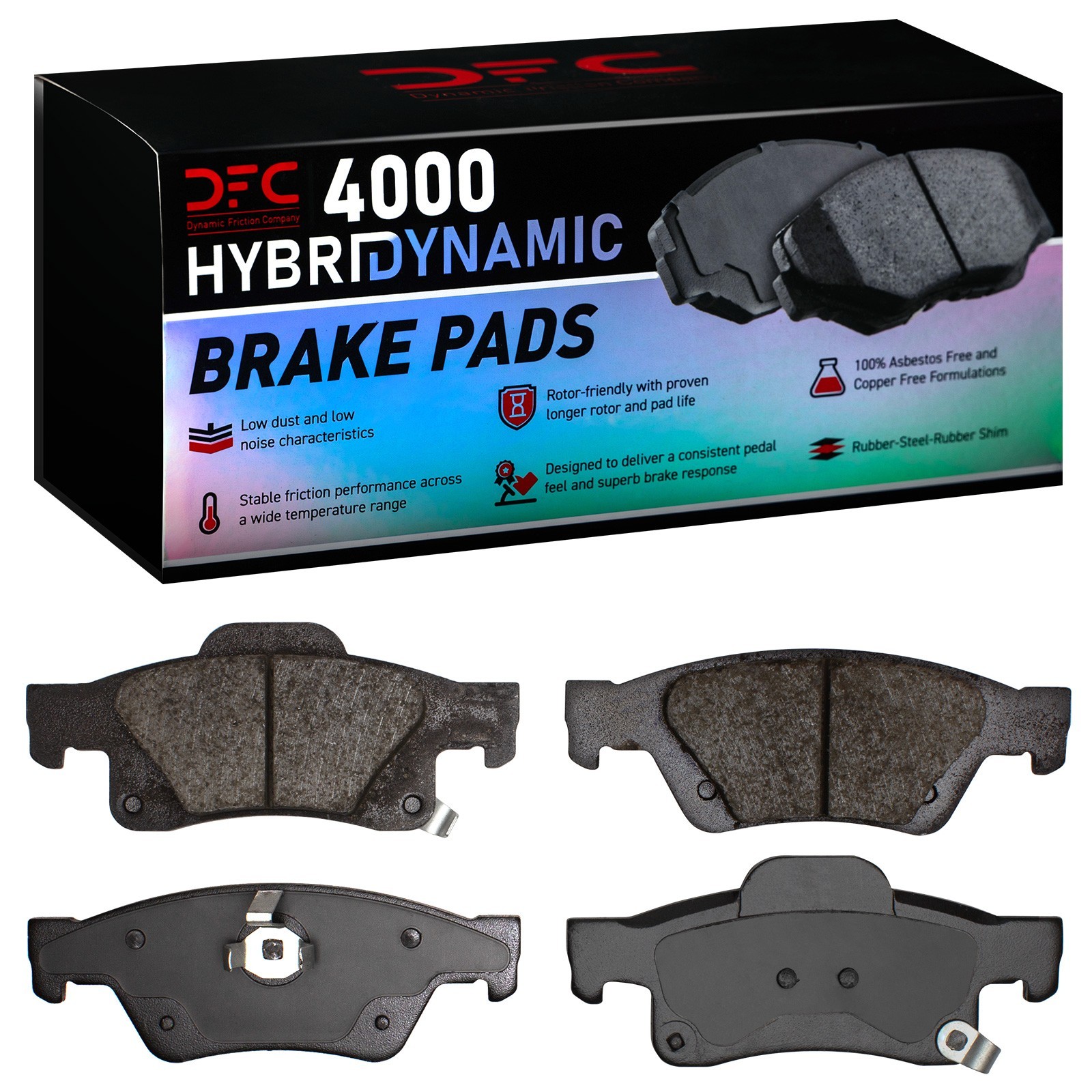 DYN 4000-1498-00 DFC 4000 HybriDynamic Brake Pads - Image 2