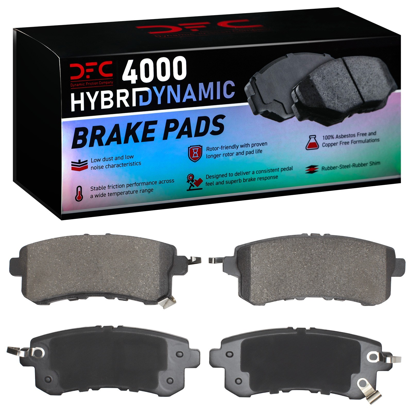 DYN 4000-1510-00 DFC 4000 HybriDynamic Brake Pads - Image 2