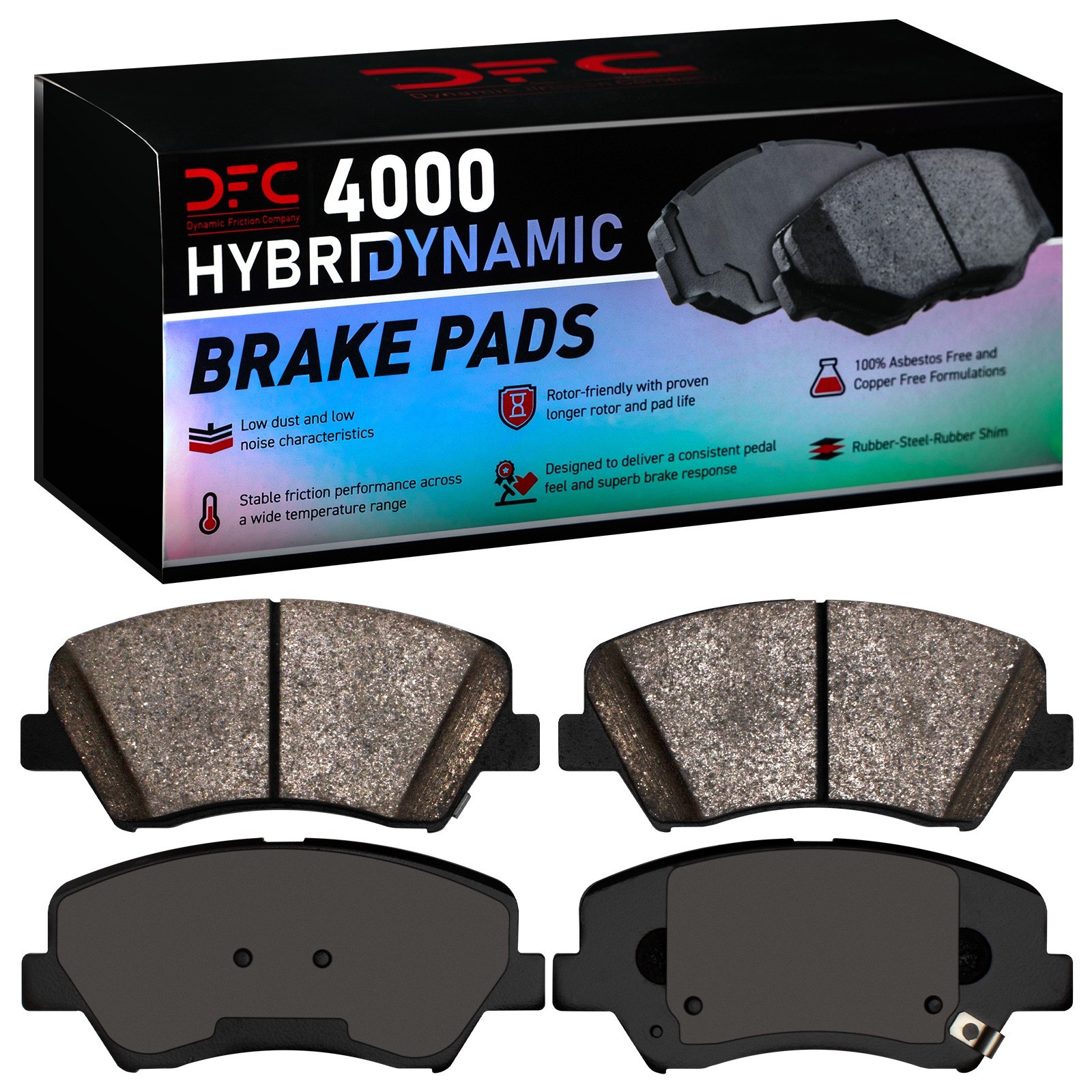 DYN 4000-1543-00 DFC 4000 HybriDynamic Brake Pads - Image 2