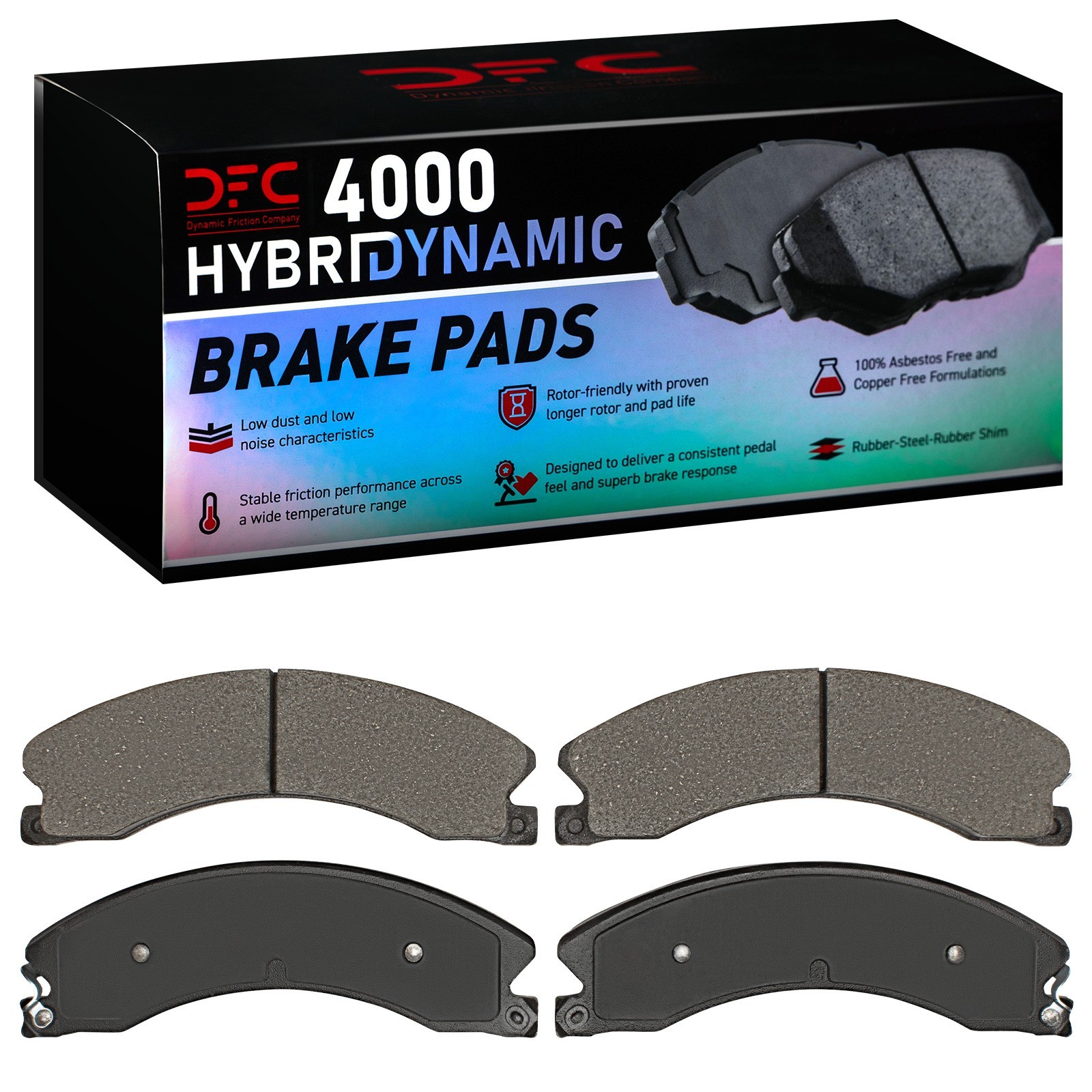 DYN-4000-1565-00 DFC 4000 HybriDynamic Brake Pads - Image 2