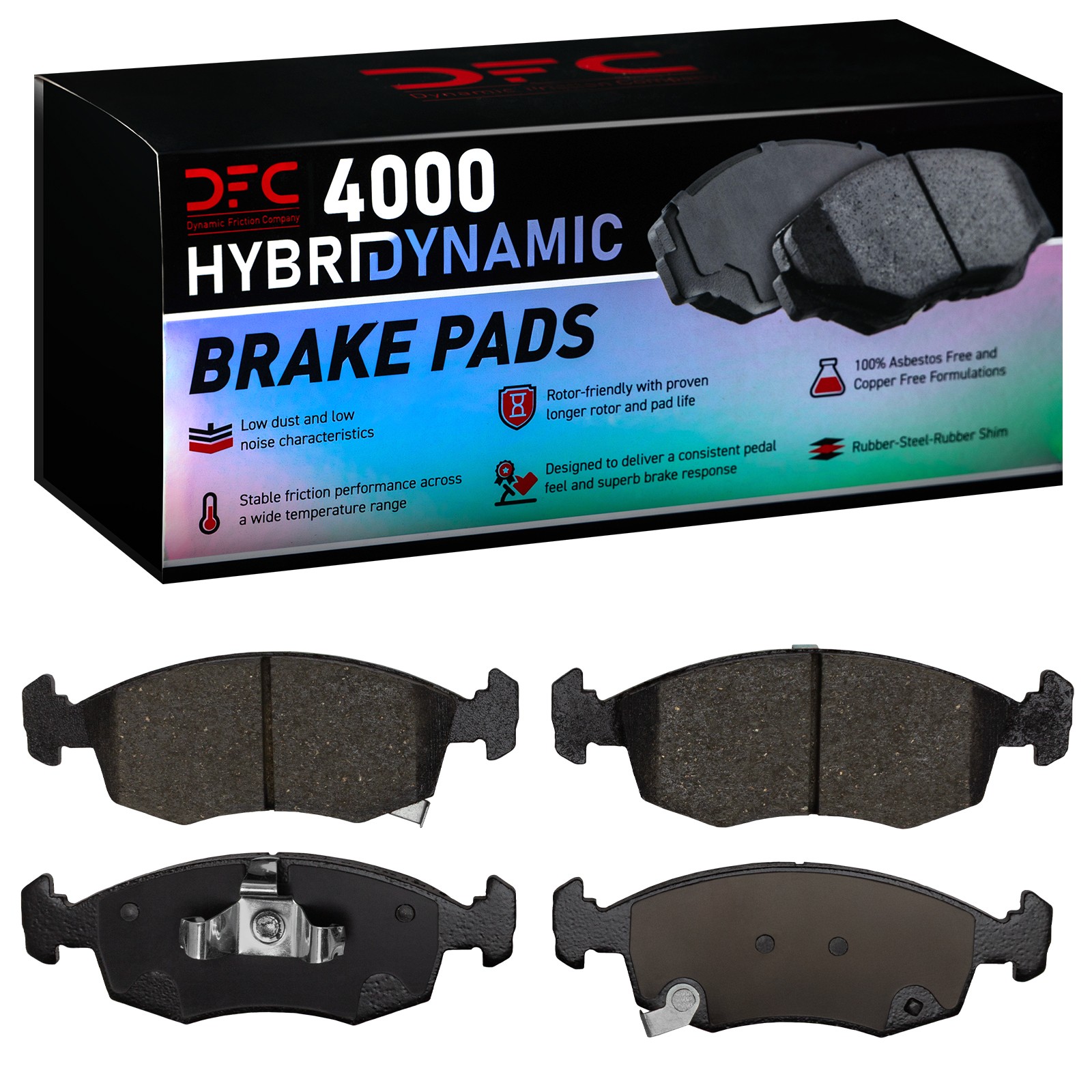 DYN 4000-1568-00 DFC 4000 HybriDynamic Brake Pads - Image 2