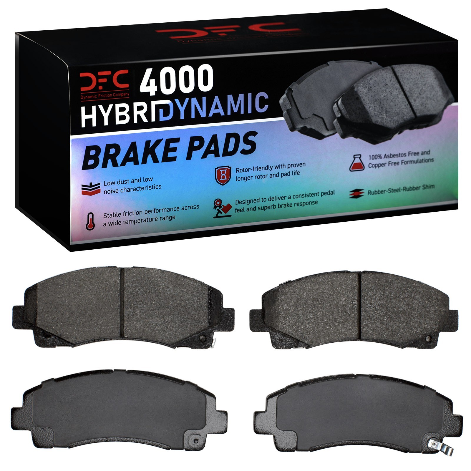 DYN 4000-1584-00 DFC 4000 HybriDynamic Brake Pads - Image 2