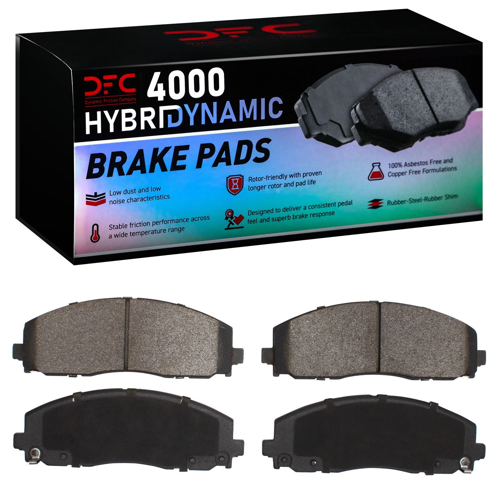DYN 4000-1589-00 DFC 4000 HybriDynamic Brake Pads - Image 2