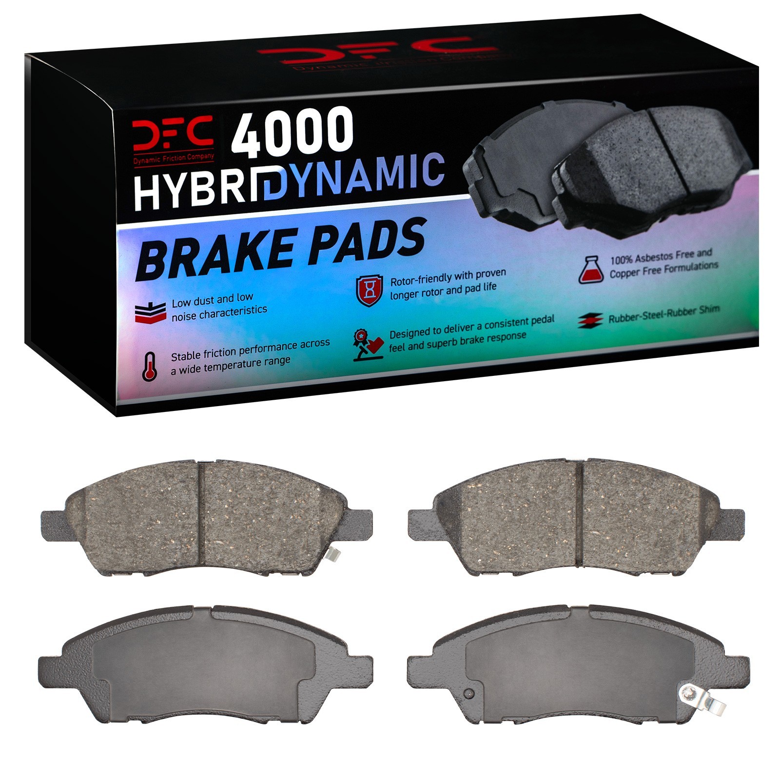 DYN 4000-1592-00 DFC 4000 HybriDynamic Brake Pads - Image 2