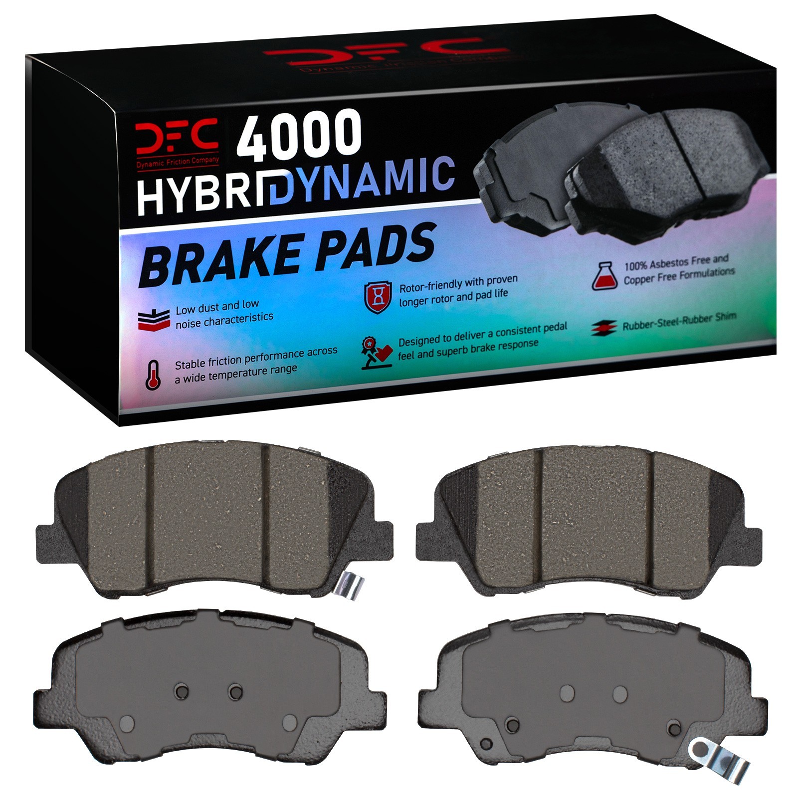 DYN 4000-1593-00 DFC 4000 HybriDynamic Brake Pads - Image 2