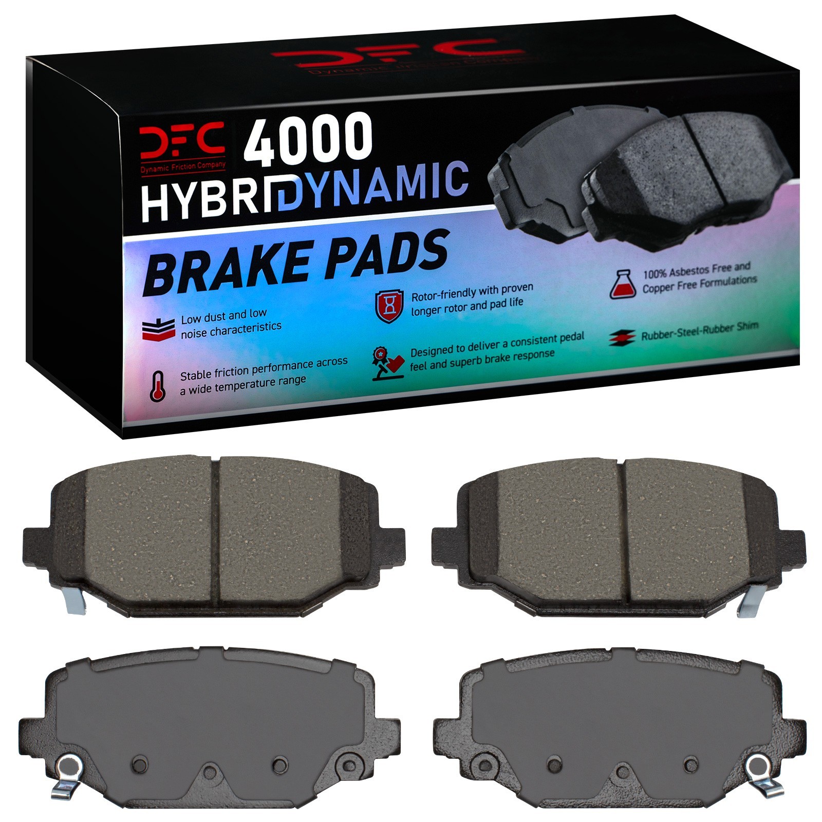 DYN 4000-1596-00 DFC 4000 HybriDynamic Brake Pads - Image 2