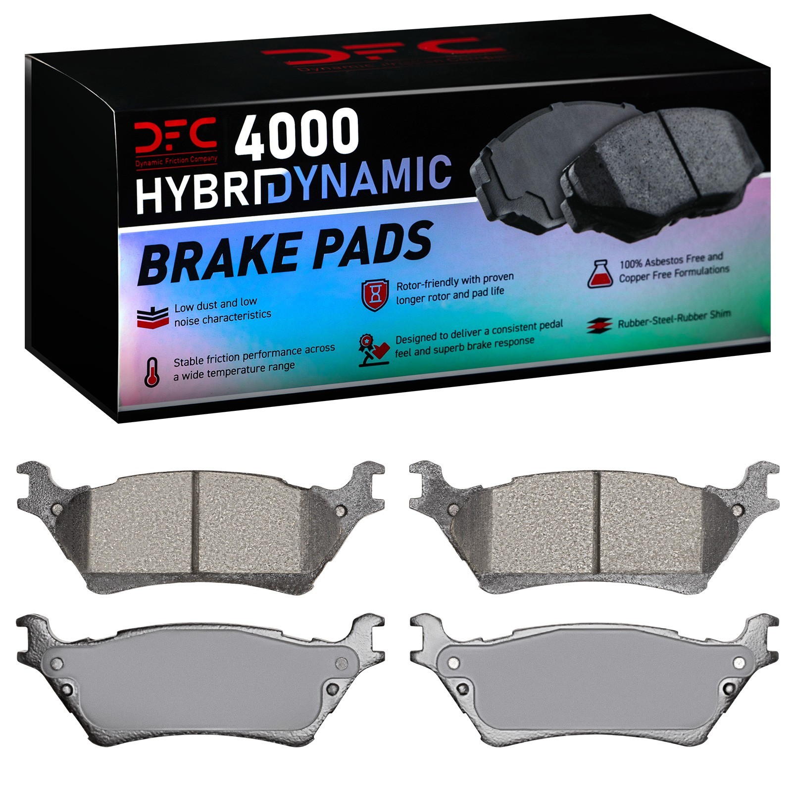 DYN 4000-1602-00 DFC 4000 HybriDynamic Brake Pads - Image 2