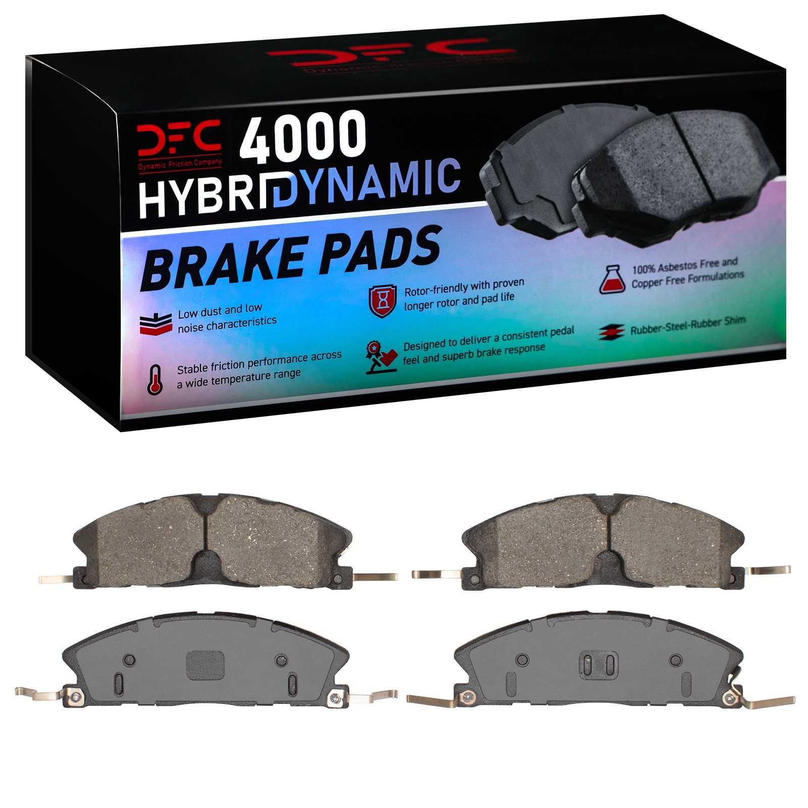 DYN 4000-1611-10 DFC 4000 HybriDynamic Brake Pads - Image 2