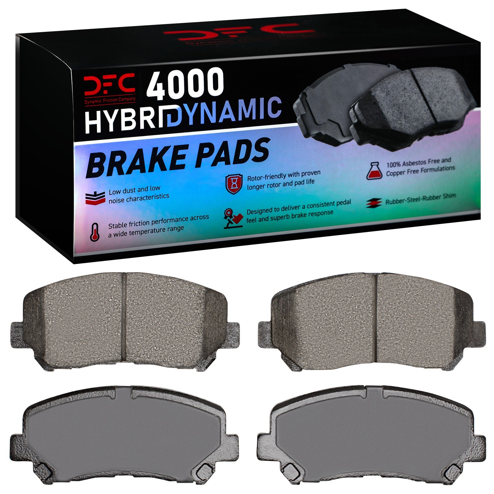 DYN 4000-1623-00 DFC 4000 HybriDynamic Brake Pads - Image 2
