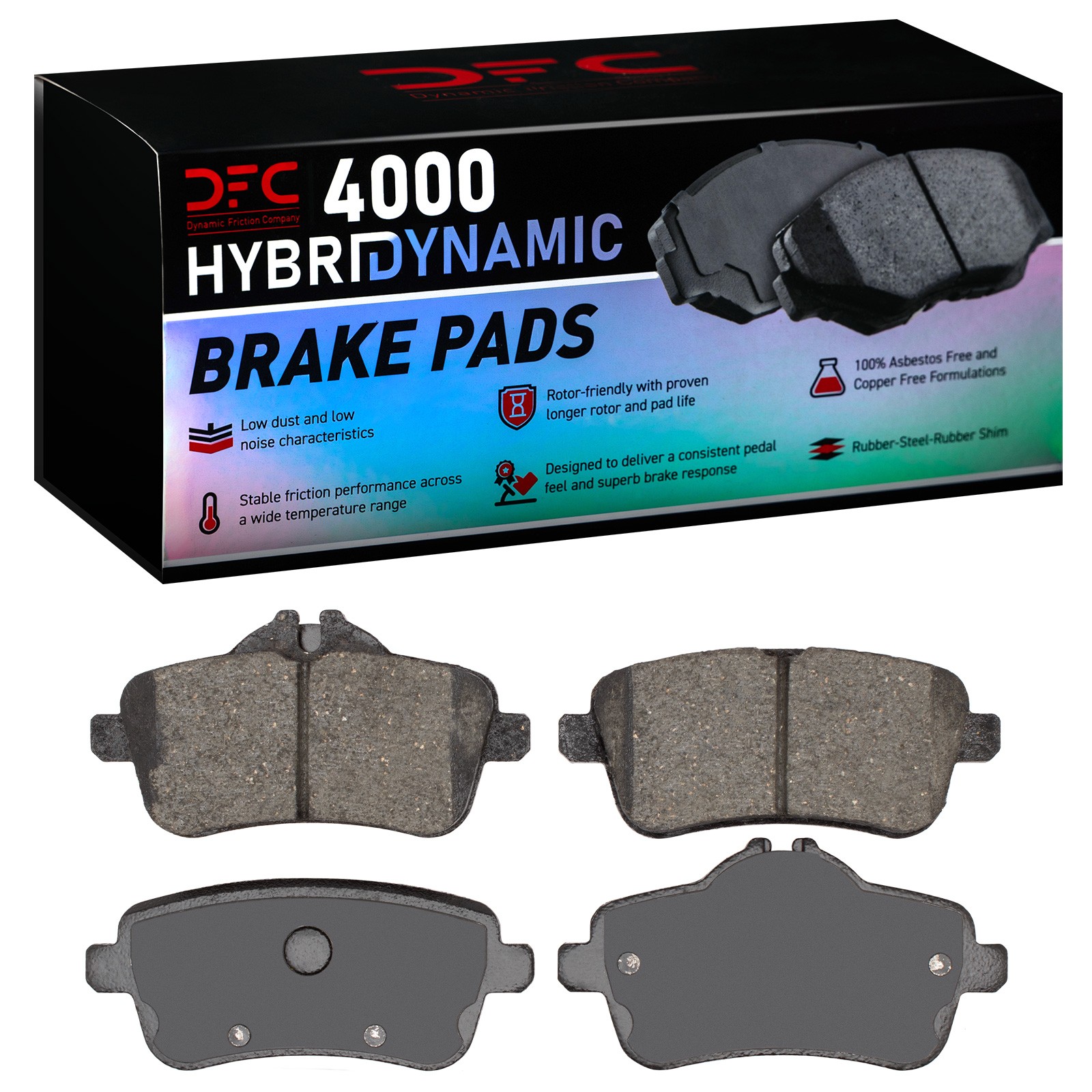 DYN 4000-1630-00 DFC 4000 HybriDynamic Brake Pads - Image 2