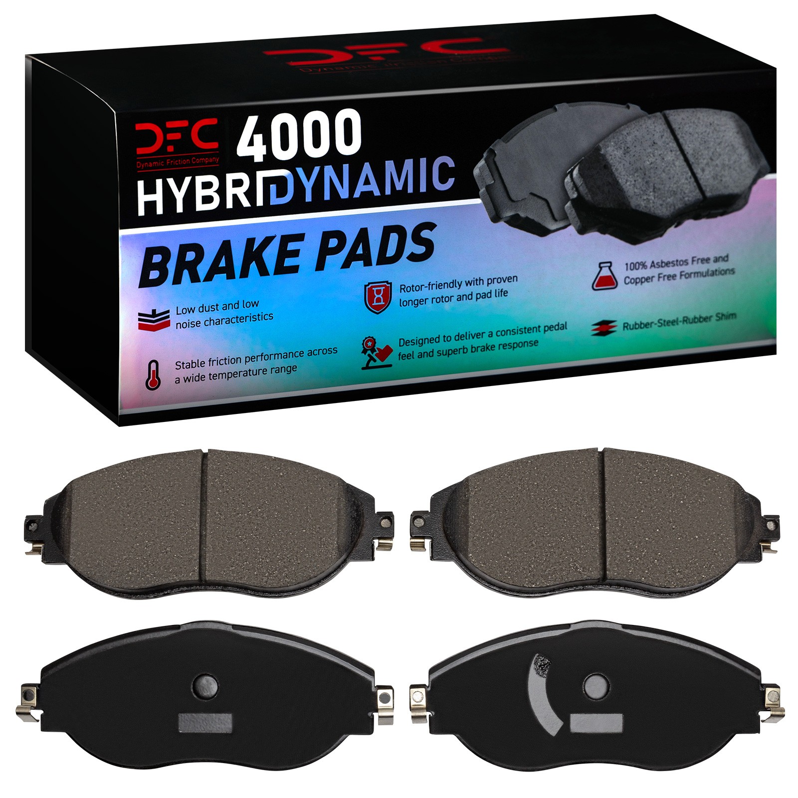 DYN 4000-1633-10 DFC 4000 HybriDynamic Brake Pads - Image 2