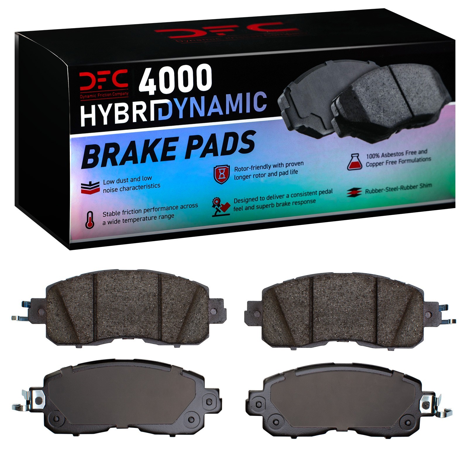 DYN 4000-1650-00 DFC 4000 HybriDynamic Brake Pads - Image 2