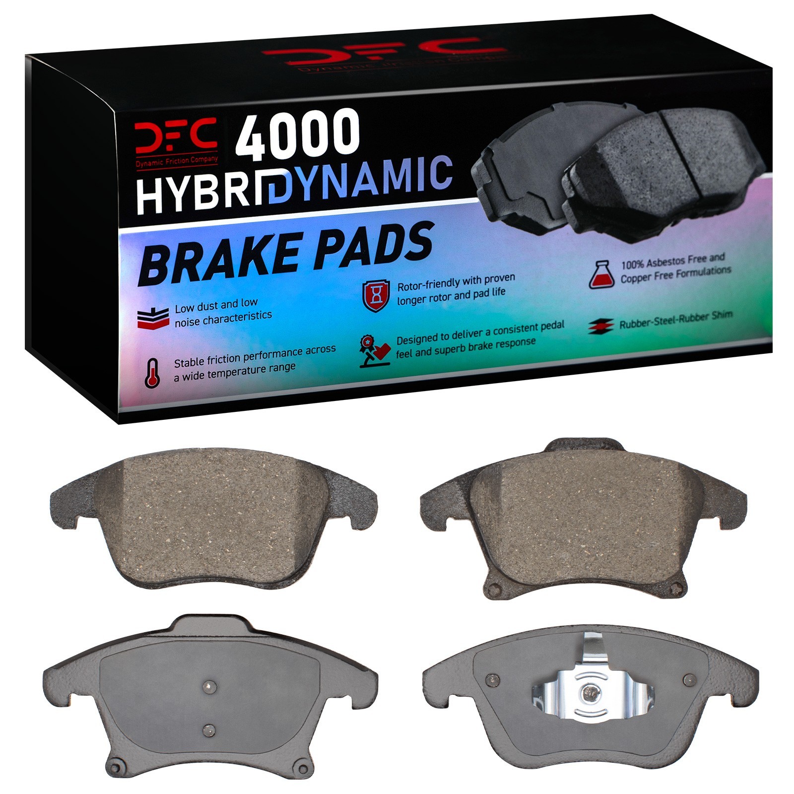 DYN 4000-1653-00 DFC 4000 HybriDynamic Brake Pads - Image 2