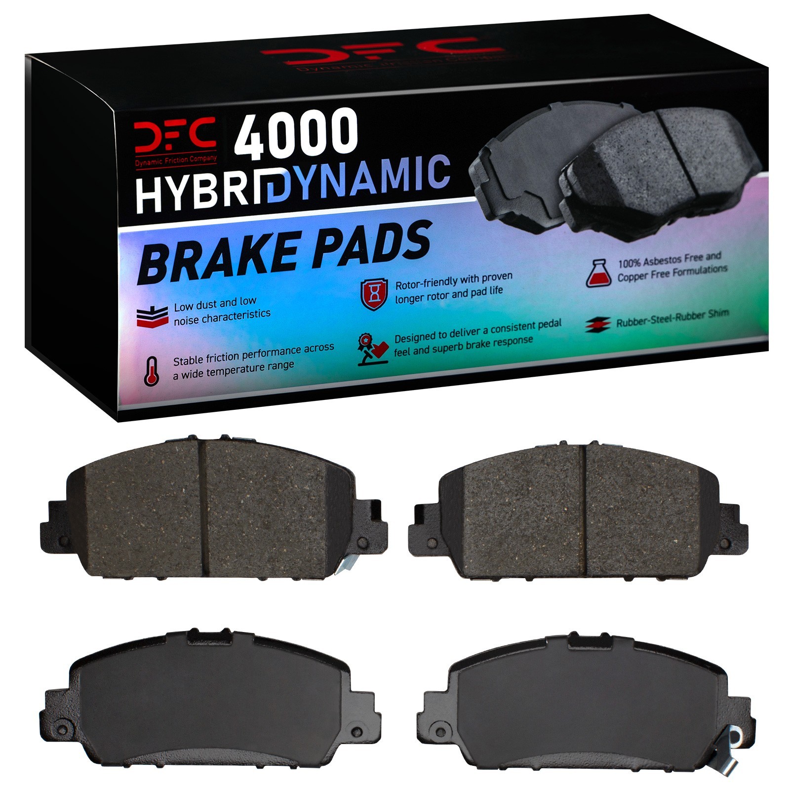 DYN 4000-1654-00 DFC 4000 HybriDynamic Brake Pads - Image 2