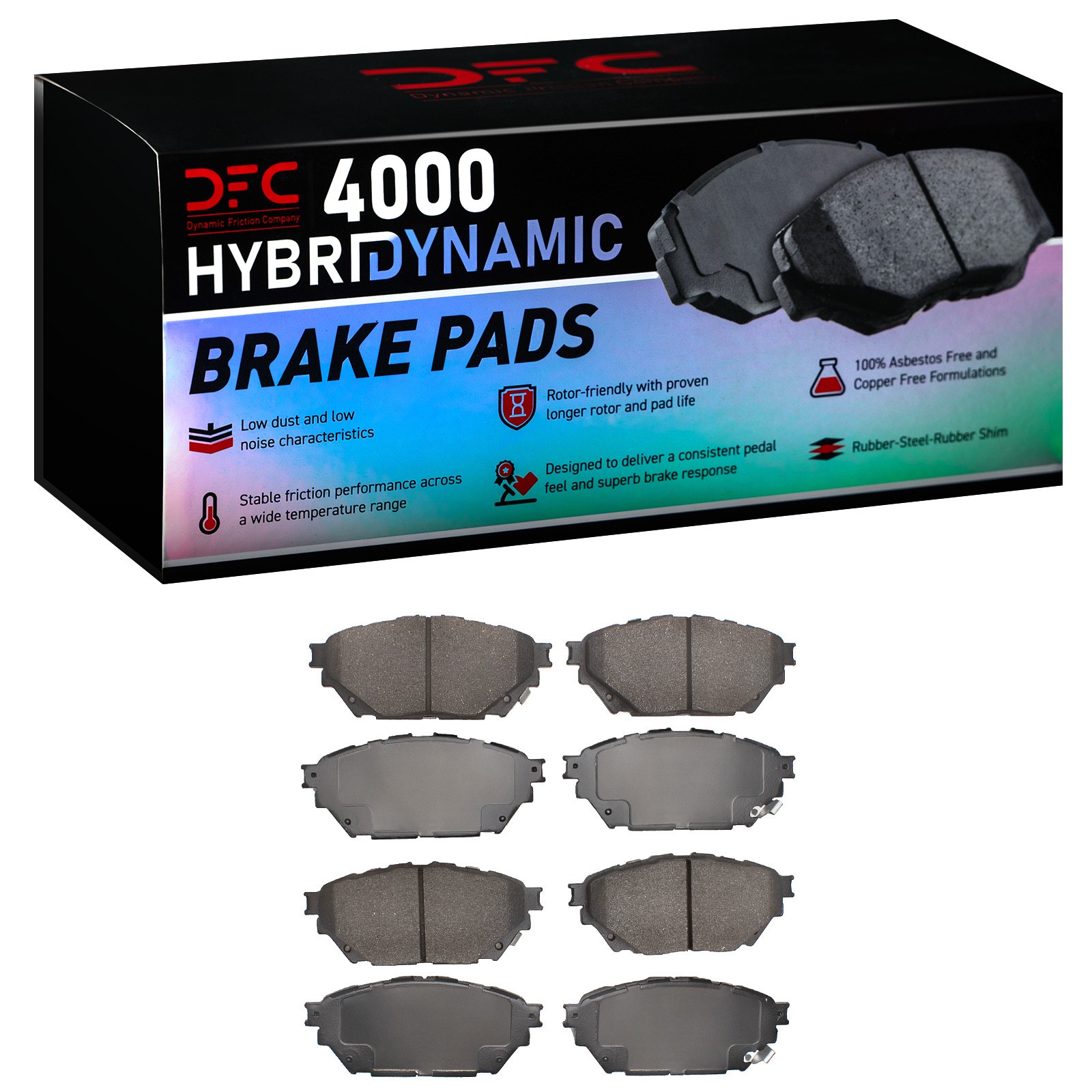 DYN 4000-1682-00 DFC 4000 HybriDynamic Brake Pads - Image 2