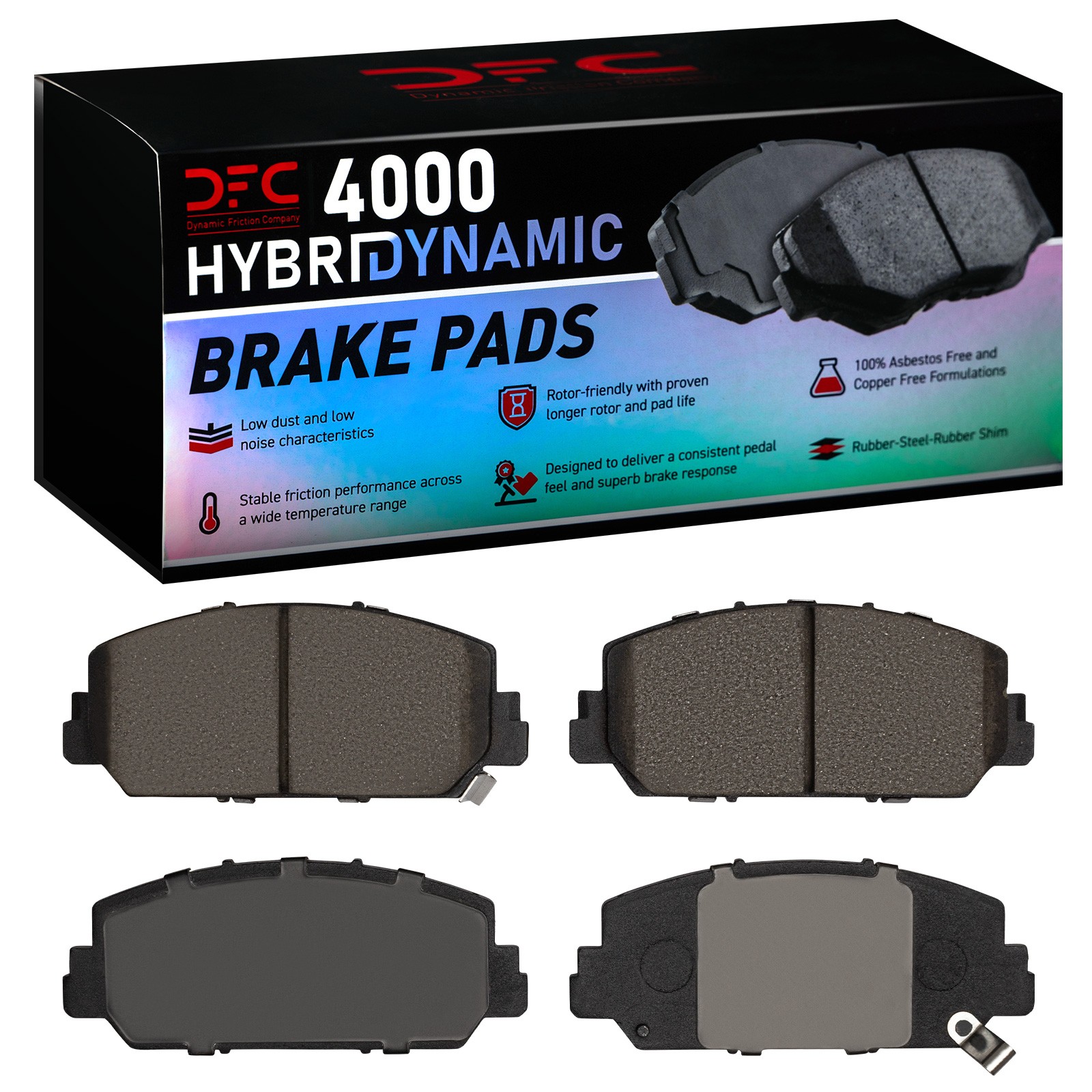DYN 4000-1697-00 DFC 4000 HybriDynamic Brake Pads - Image 2