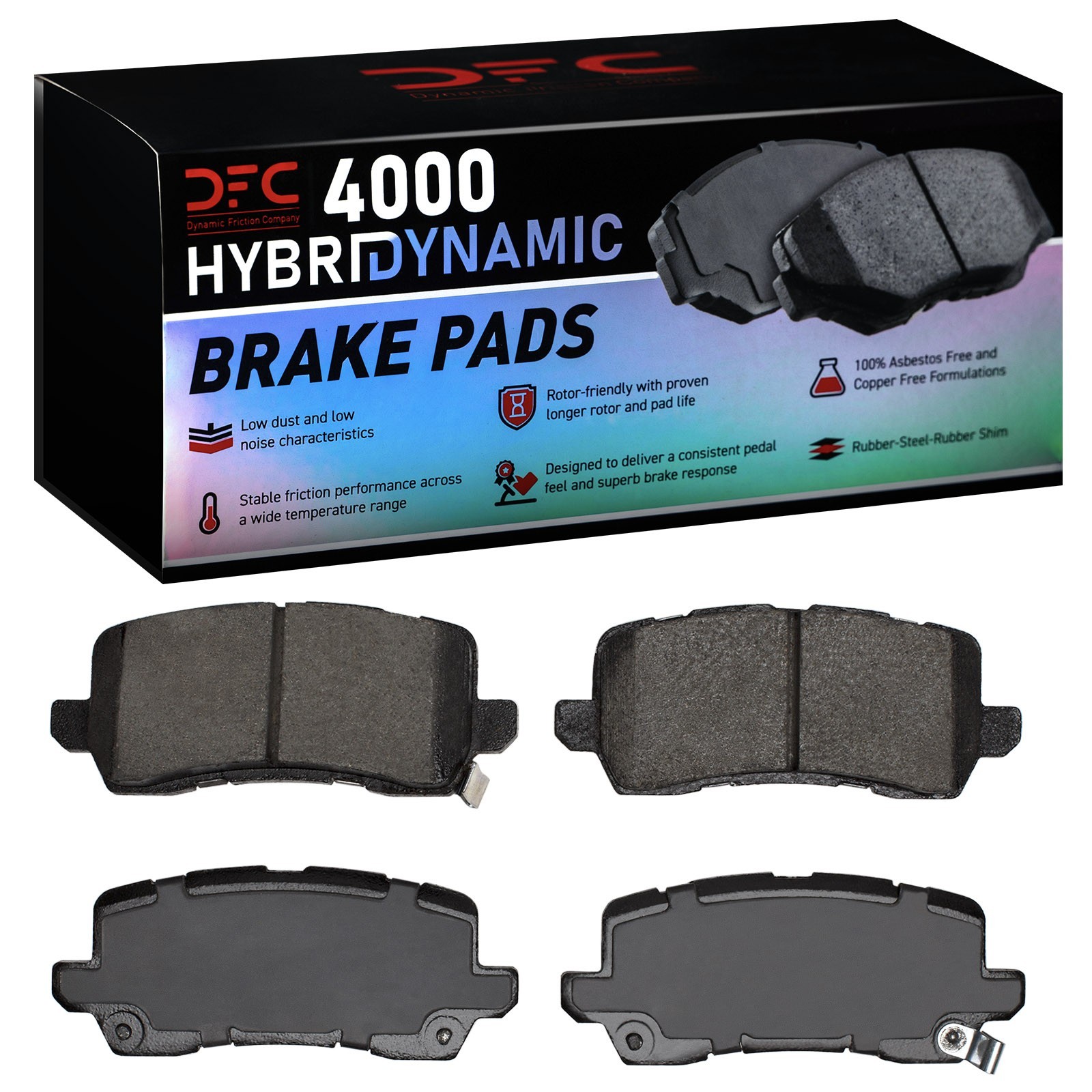 DYN 4000-1698-00 DFC 4000 HybriDynamic Brake Pads - Image 2