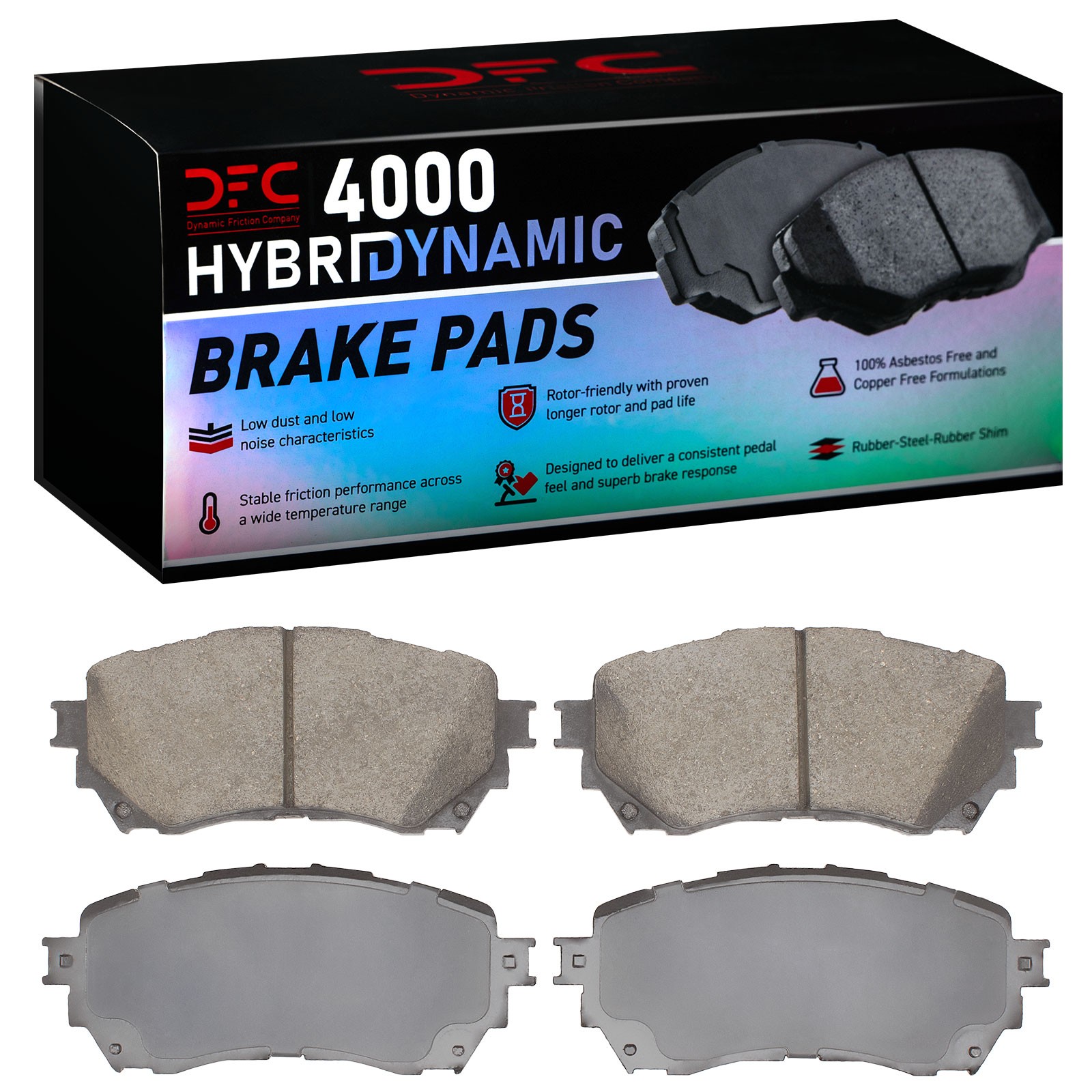 DYN 4000-1711-00 DFC 4000 HybriDynamic Brake Pads - Image 2