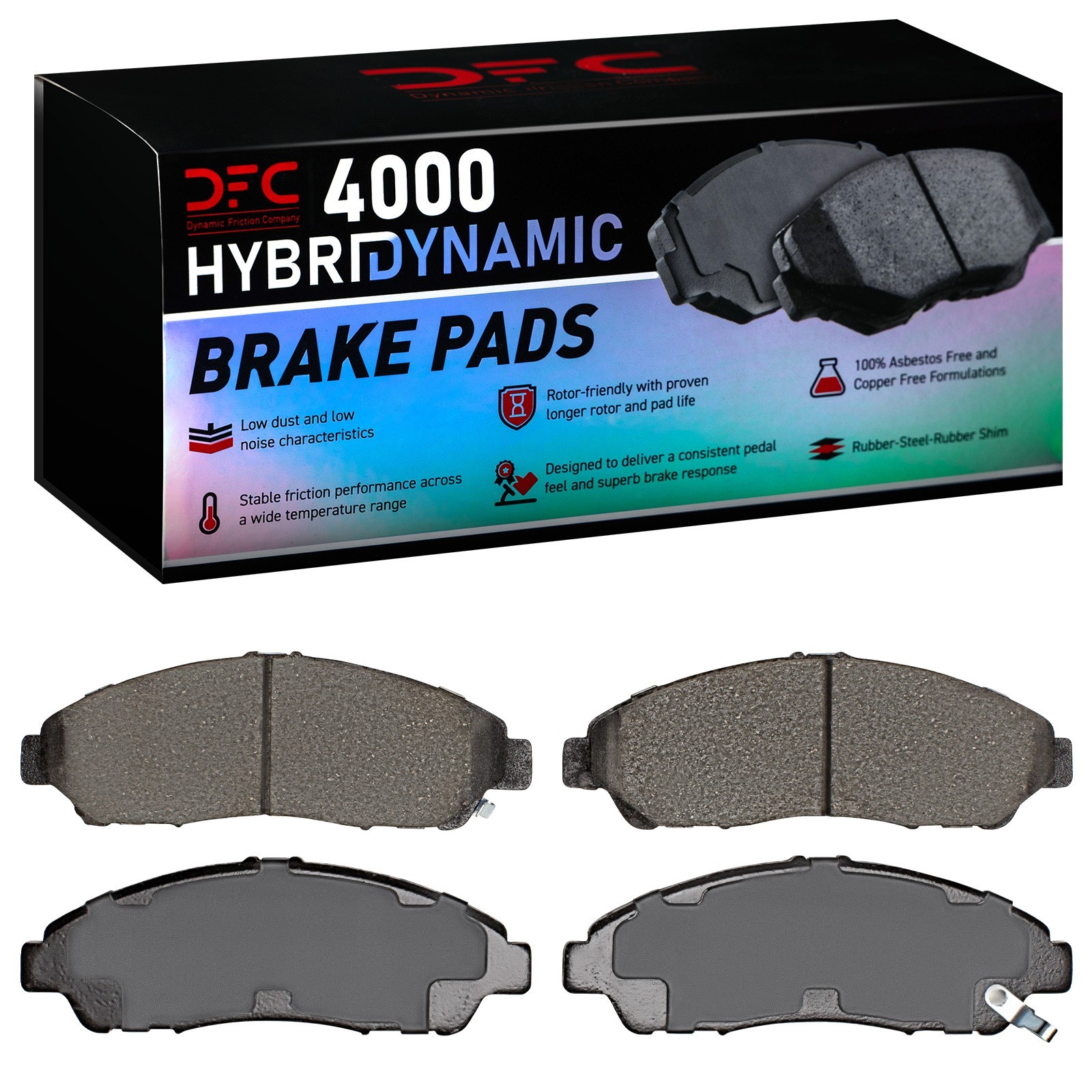 DYN 4000-1723-00 DFC 4000 HybriDynamic Brake Pads - Image 2