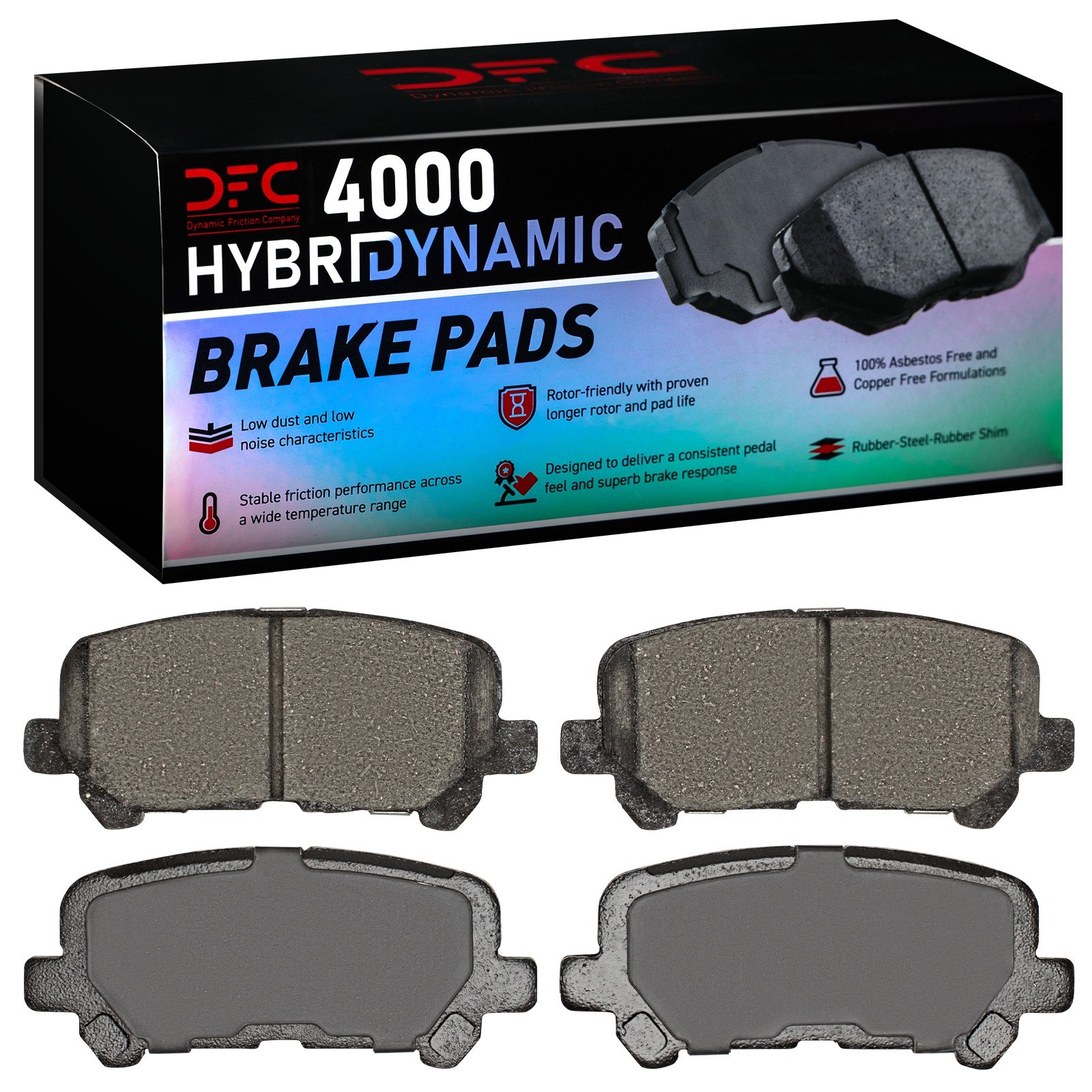 DYN 4000-1724-00 DFC 4000 HybriDynamic Brake Pads - Image 2