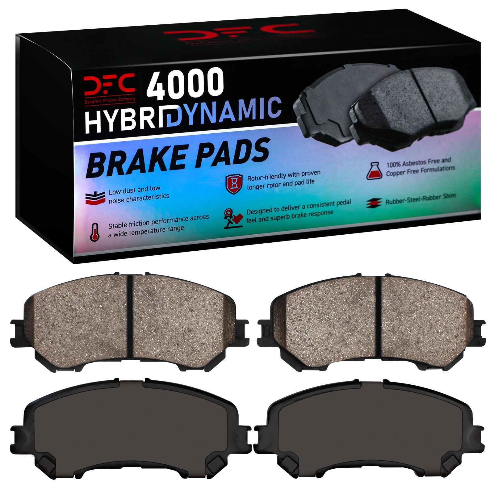 DYN 4000-1737-00 DFC 4000 HybriDynamic Brake Pads - Image 2