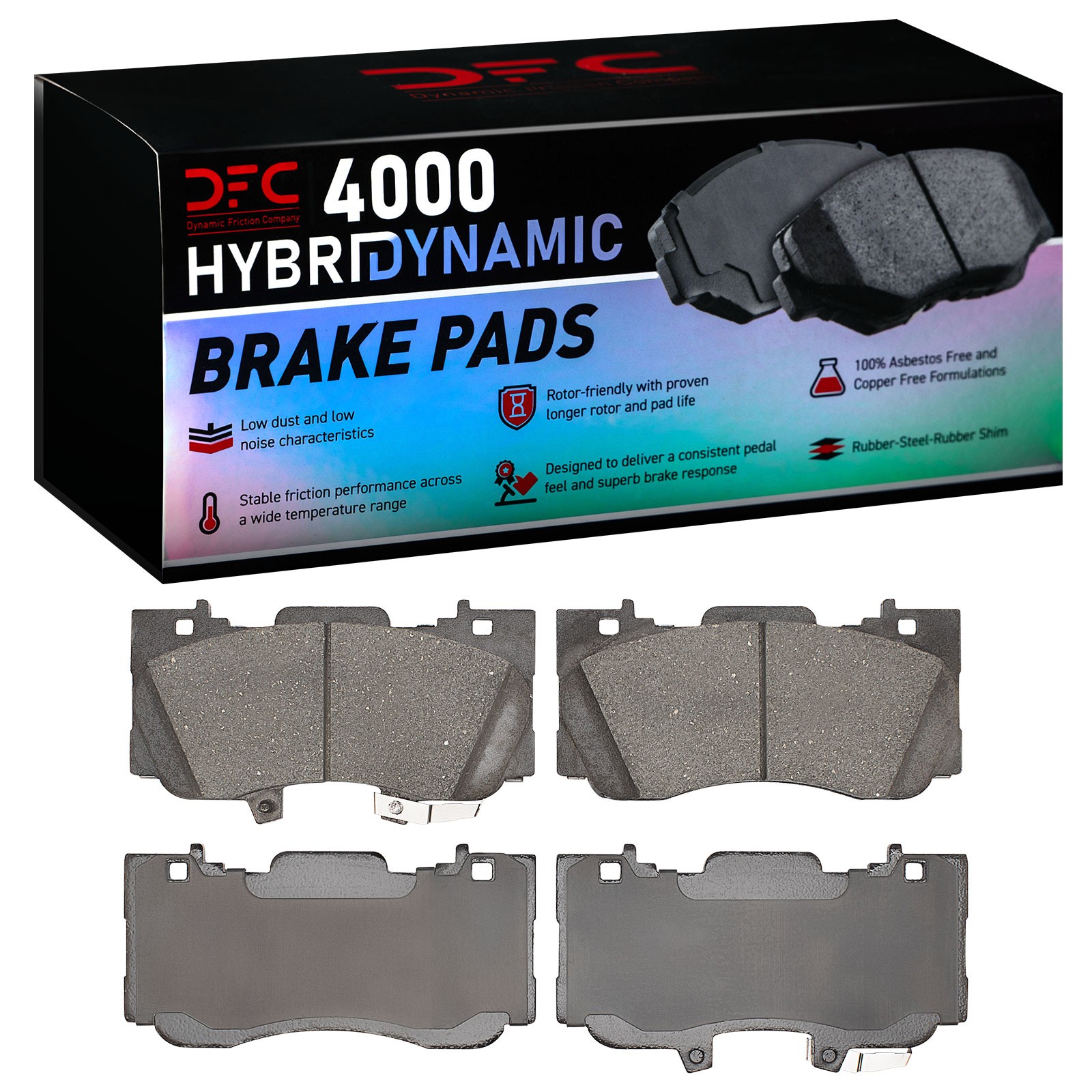 DYN 4000-1784-00 DFC 4000 HybriDynamic Brake Pads - Image 3