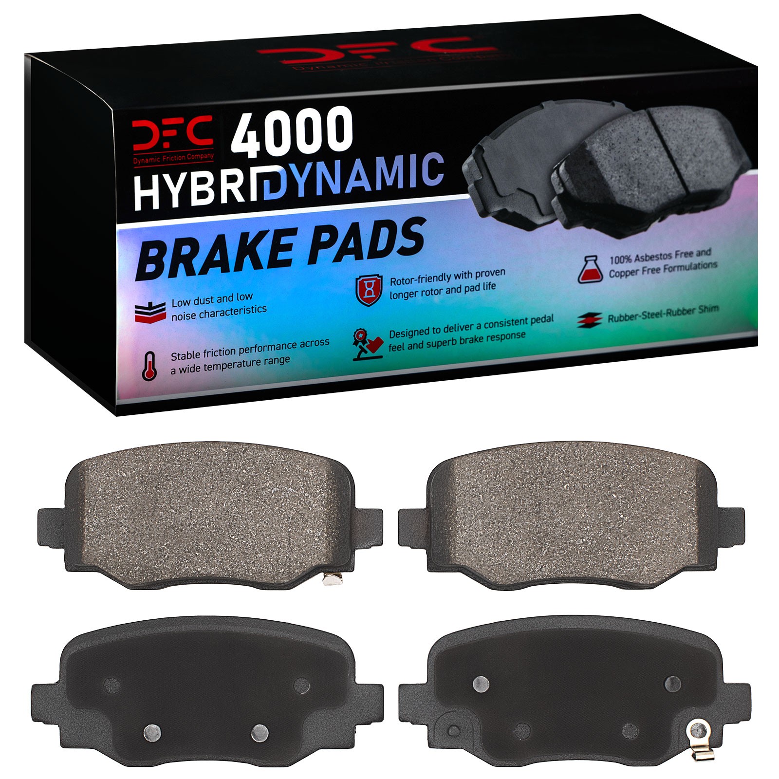 DYN 4000-1809-00 DFC 4000 HybriDynamic Brake Pads - Image 2