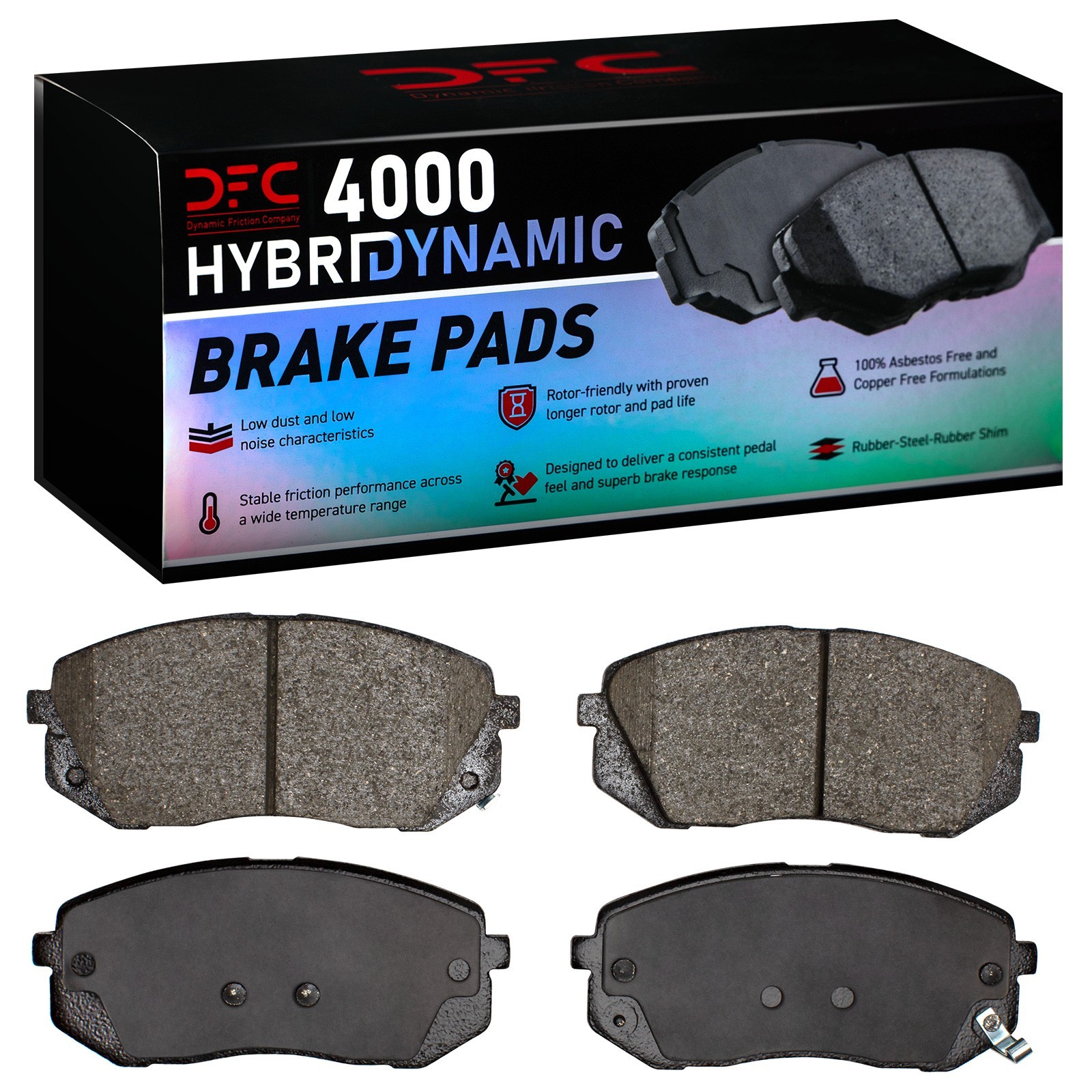 DYN 4000-1826-00 DFC 4000 HybriDynamic Brake Pads - Image 2