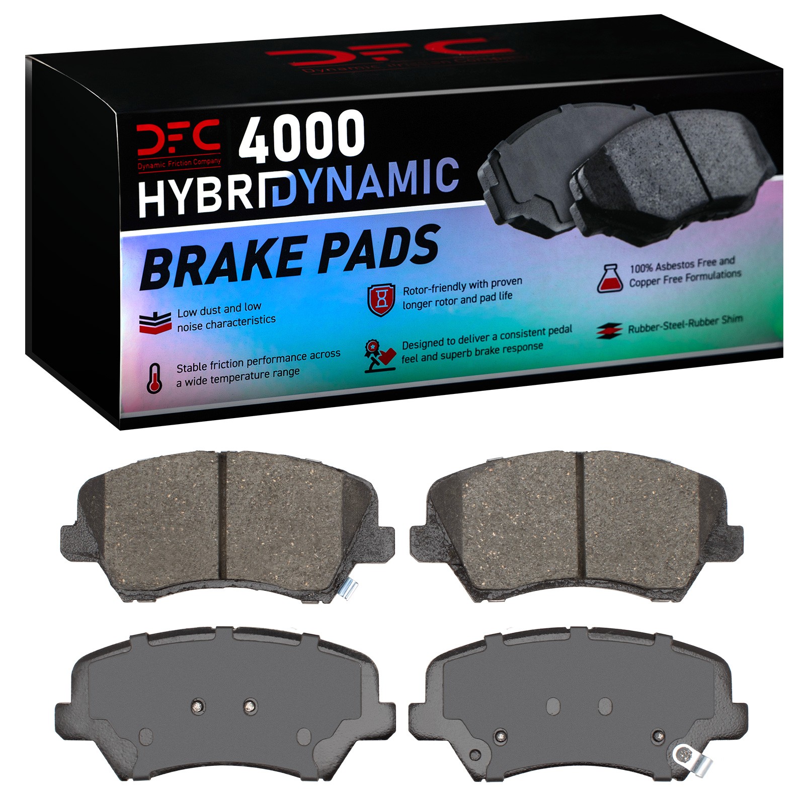 DYN 4000-1828-00 DFC 4000 HybriDynamic Brake Pads - Image 2
