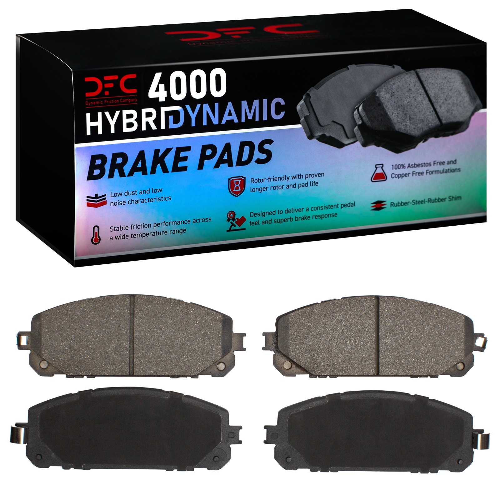 DYN 4000-1843-00 DFC 4000 HybriDynamic Brake Pads - Image 2