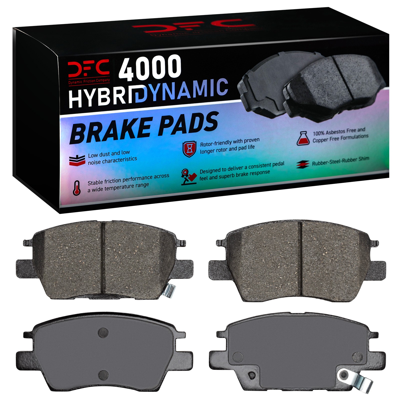 DYN 4000-1844-00 DFC 4000 HybriDynamic Brake Pads - Image 2