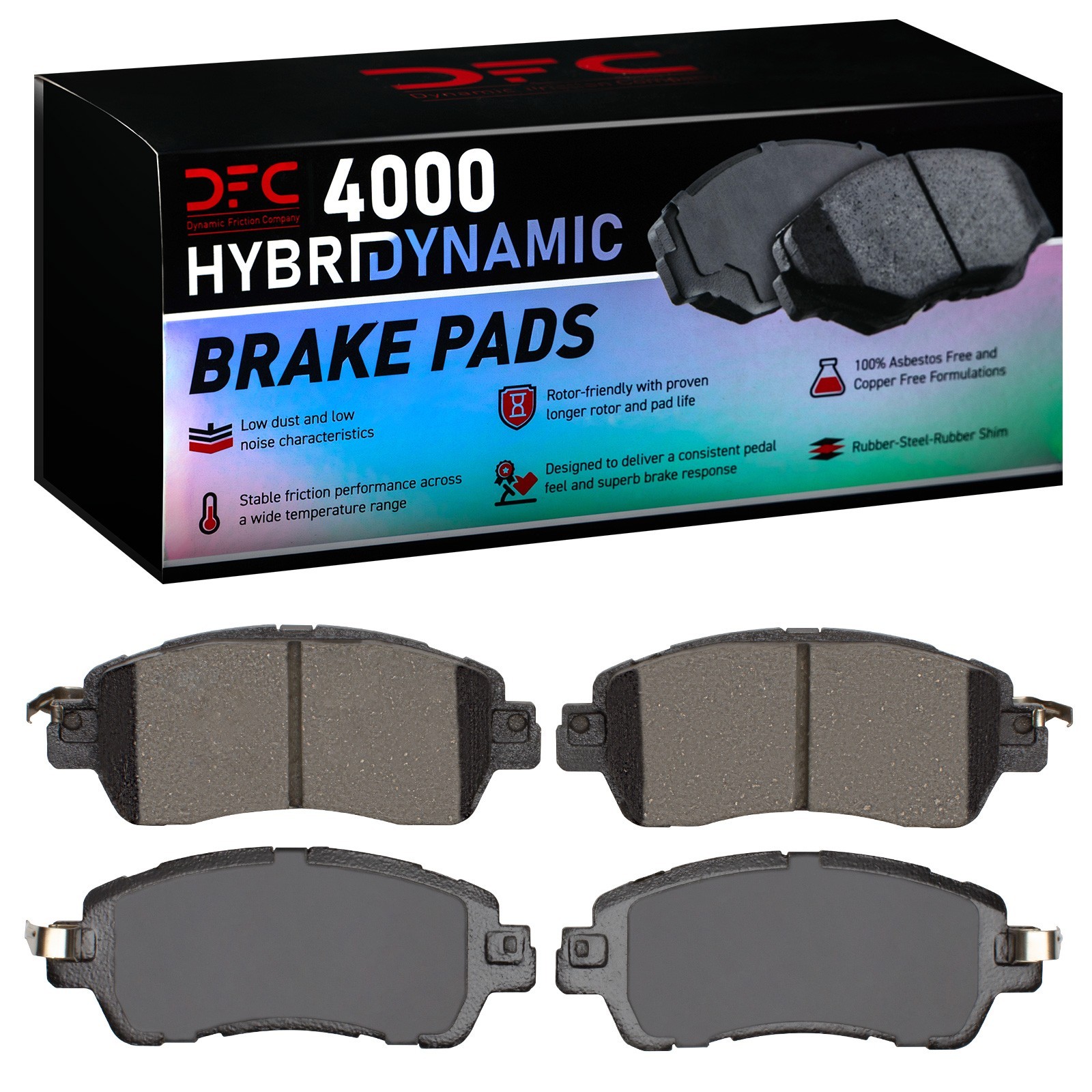 DYN 4000-1852-00 DFC 4000 HybriDynamic Brake Pads - Image 2