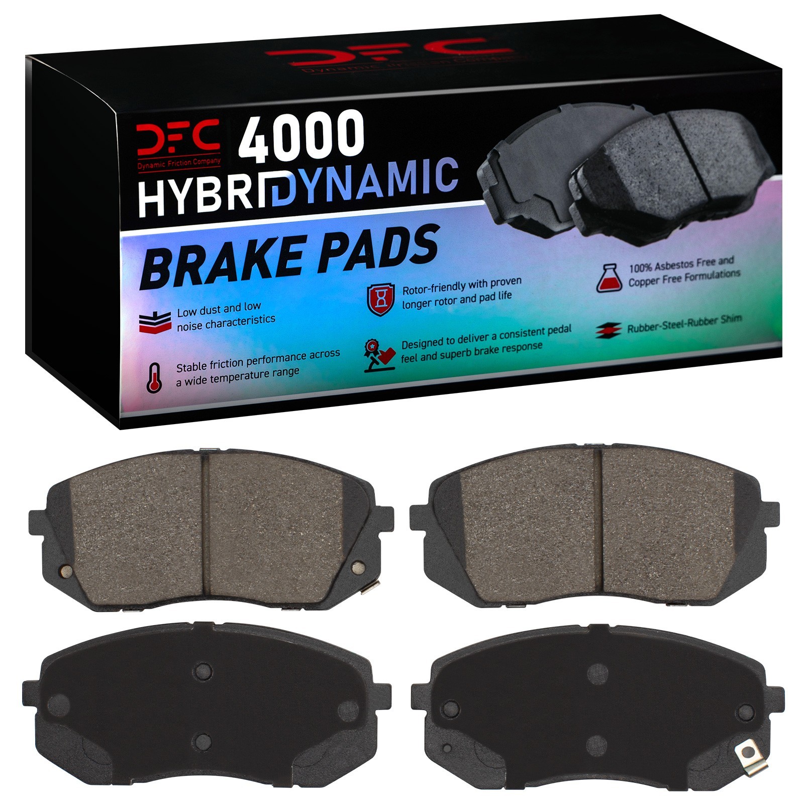 DYN 4000-1855-00 DFC 4000 HybriDynamic Brake Pads - Image 2