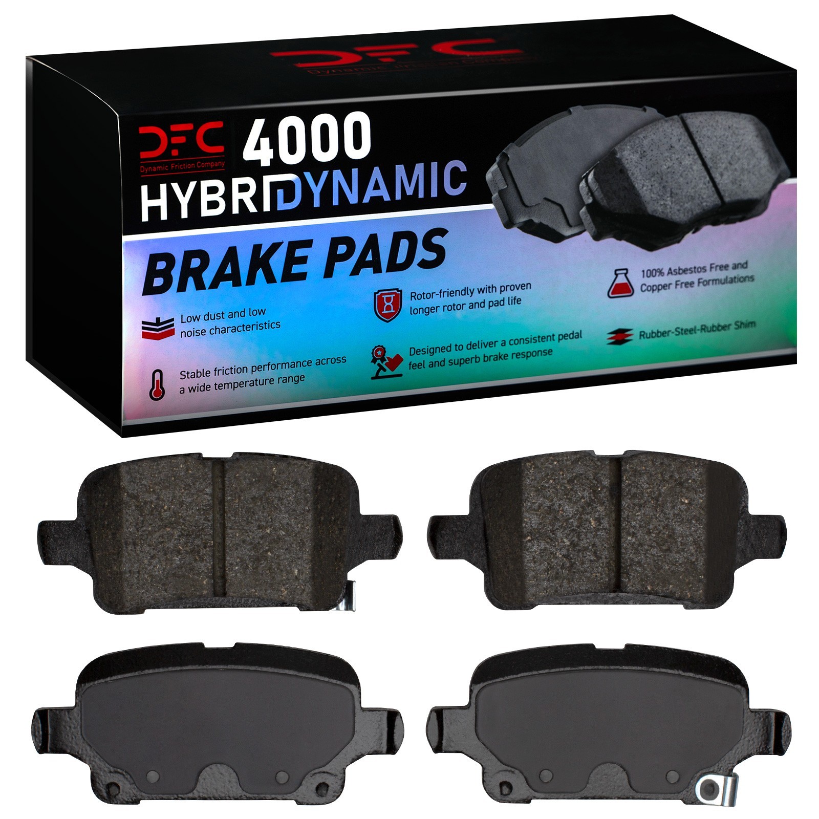 DYN 4000-1857-00 DFC 4000 HybriDynamic Brake Pads - Image 2