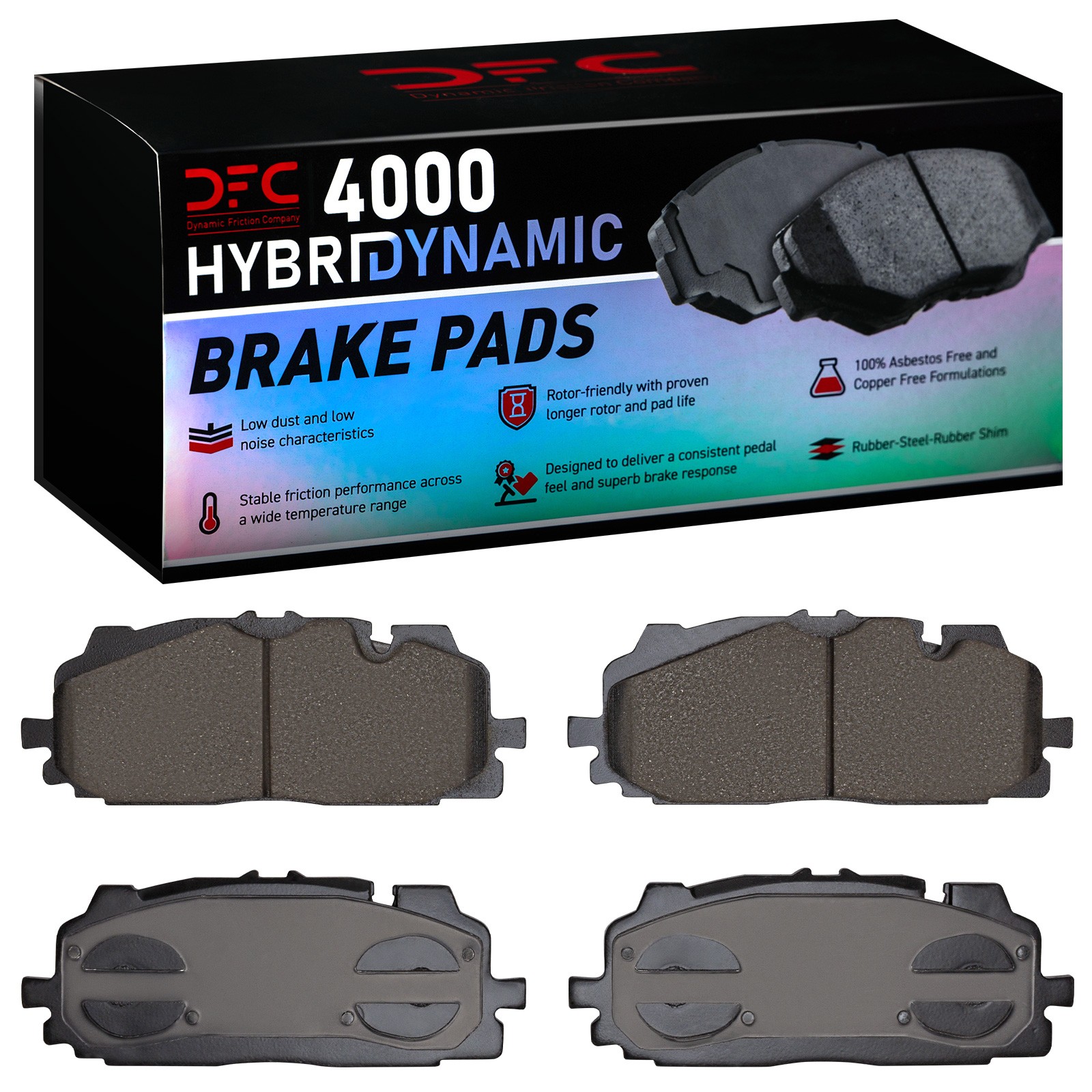 DYN 4000-1894-00 DFC 4000 HybriDynamic Brake Pads - Image 2