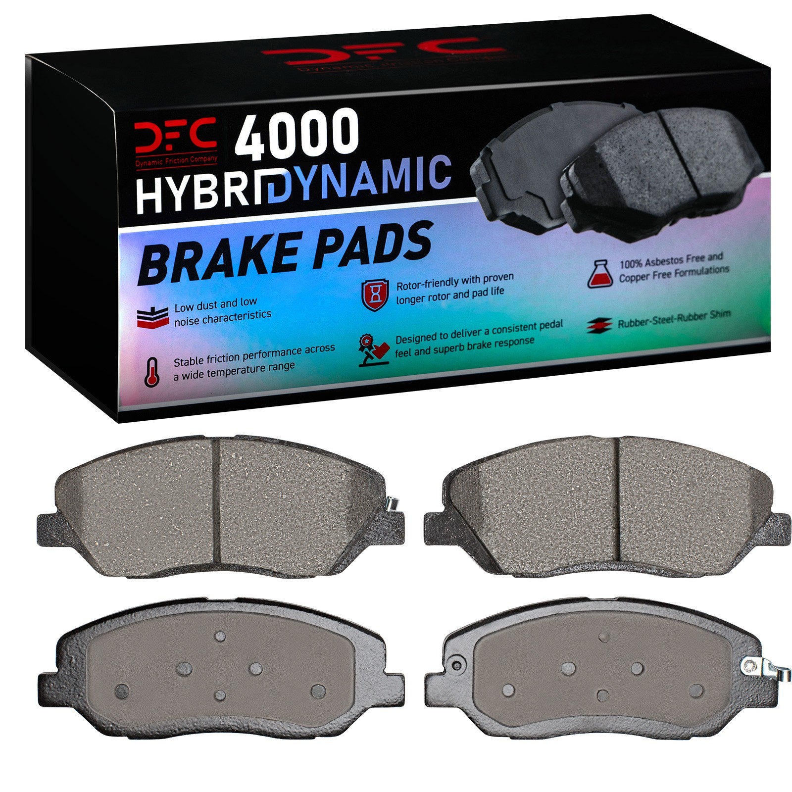 DYN 4000-1917-00 DFC 4000 HybriDynamic Brake Pads - Image 2