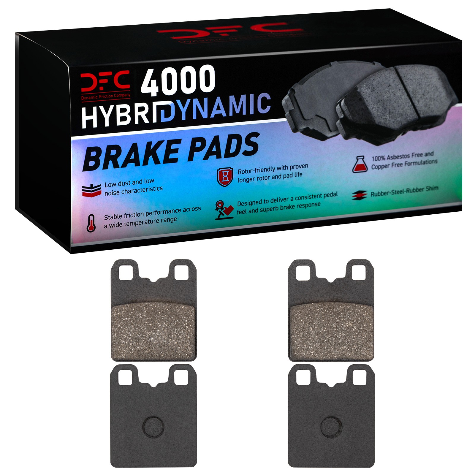 DYN 4000-2069-00 DFC 4000 HybriDynamic Brake Pads - Image 3