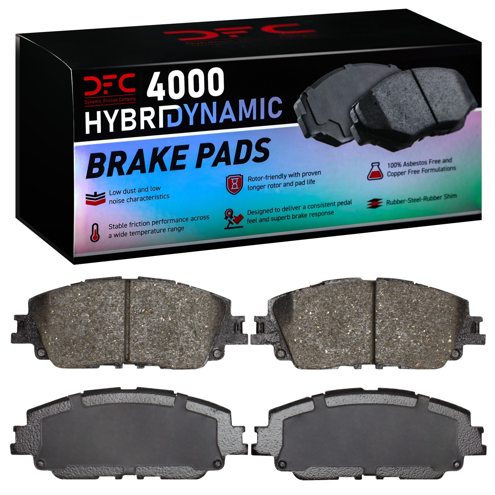 DYN 4000-2076-00 DFC 4000 HybriDynamic Brake Pads - Image 2