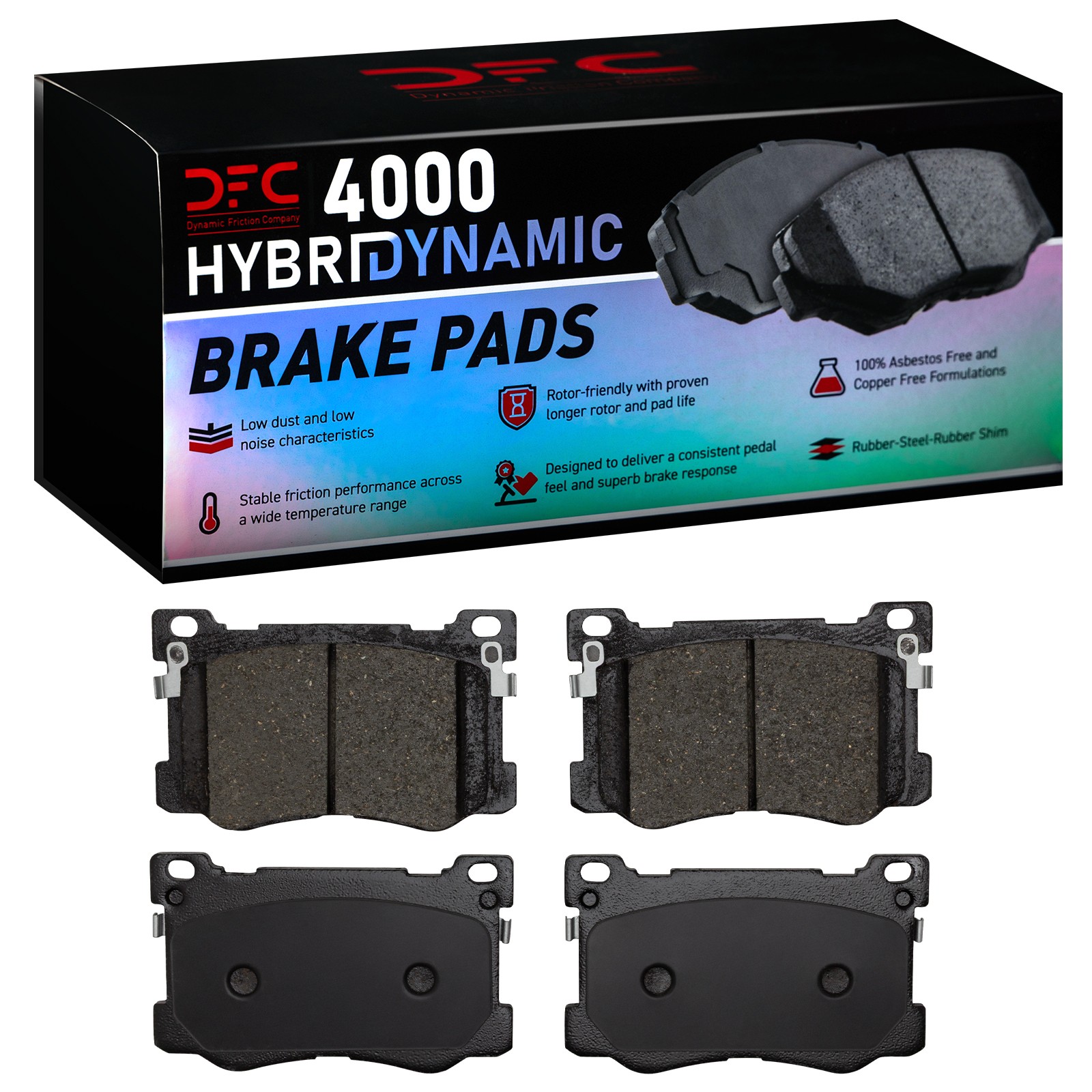 DYN 4000-2101-00 DFC 4000 HybriDynamic Brake Pads - Image 2