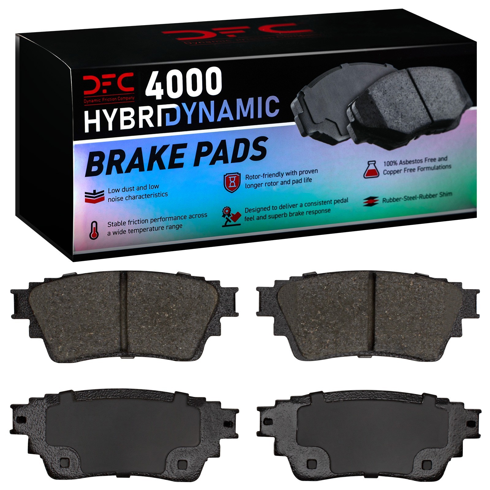 DYN 4000-2135-00 DFC 4000 HybriDynamic Brake Pads - Image 2
