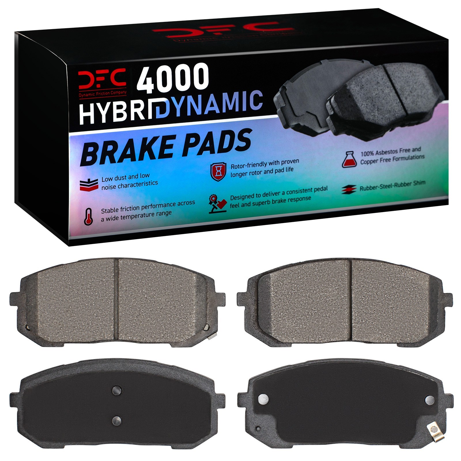 DYN 4000-2302-00 DFC 4000 HybriDynamic Brake Pads - Image 2