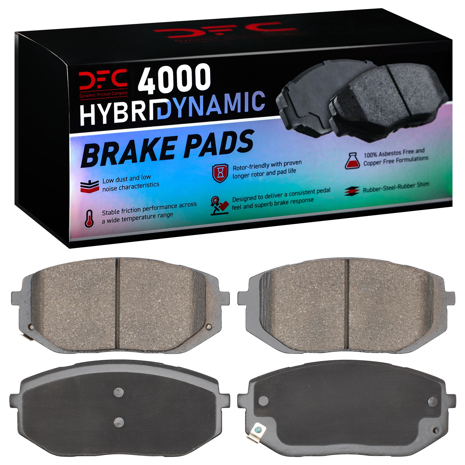 DYN 4000-2398-00 DFC 4000 HybriDynamic Brake Pads - Image 2