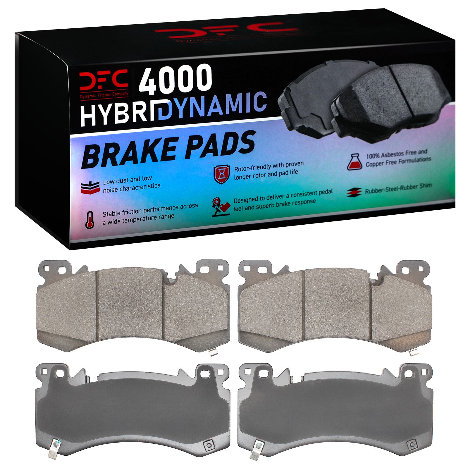 DYN 4000-2407-00 DFC 4000 HybriDynamic Brake Pads - Image 2