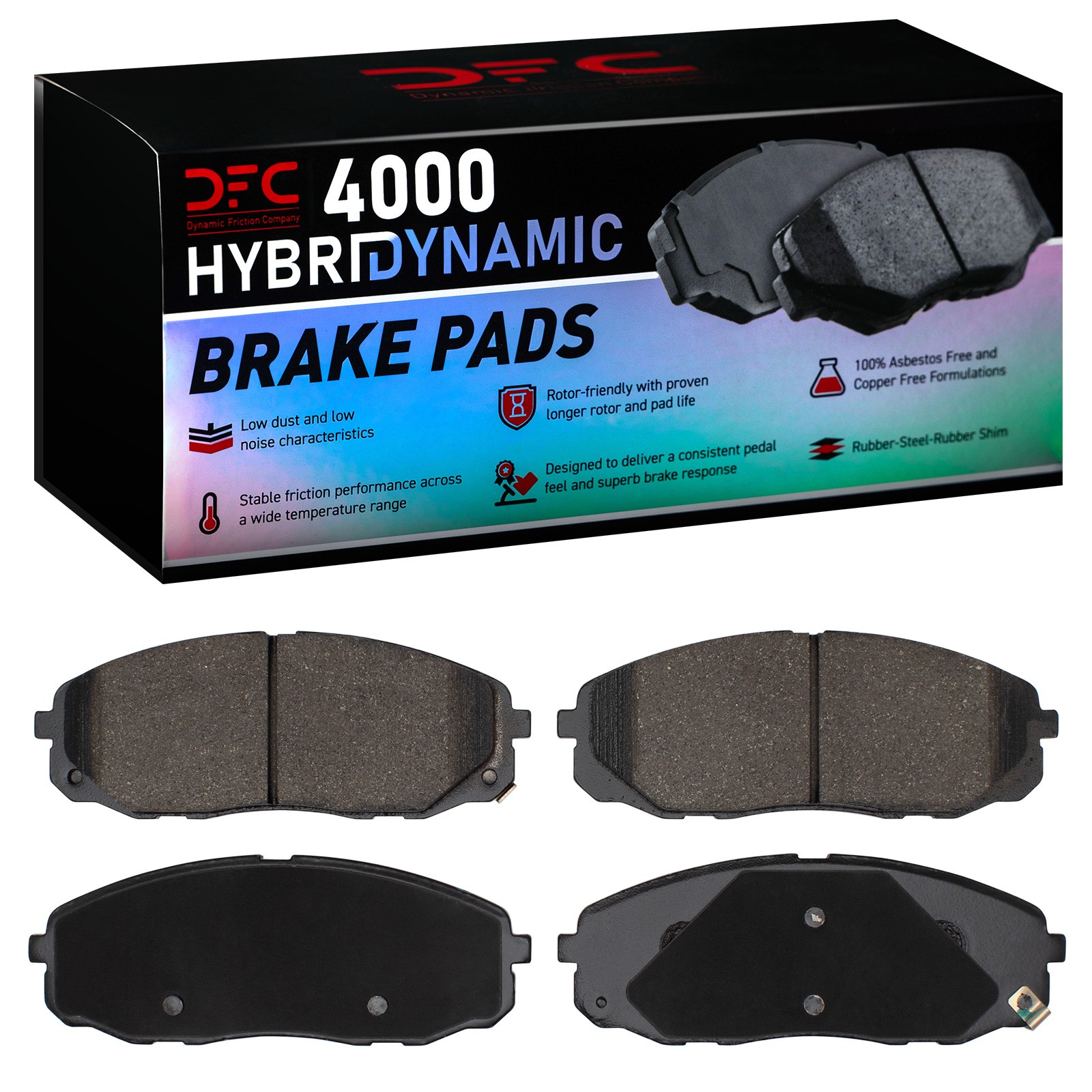 DYN 4000-2408-00 DFC 4000 HybriDynamic Brake Pads - Image 2