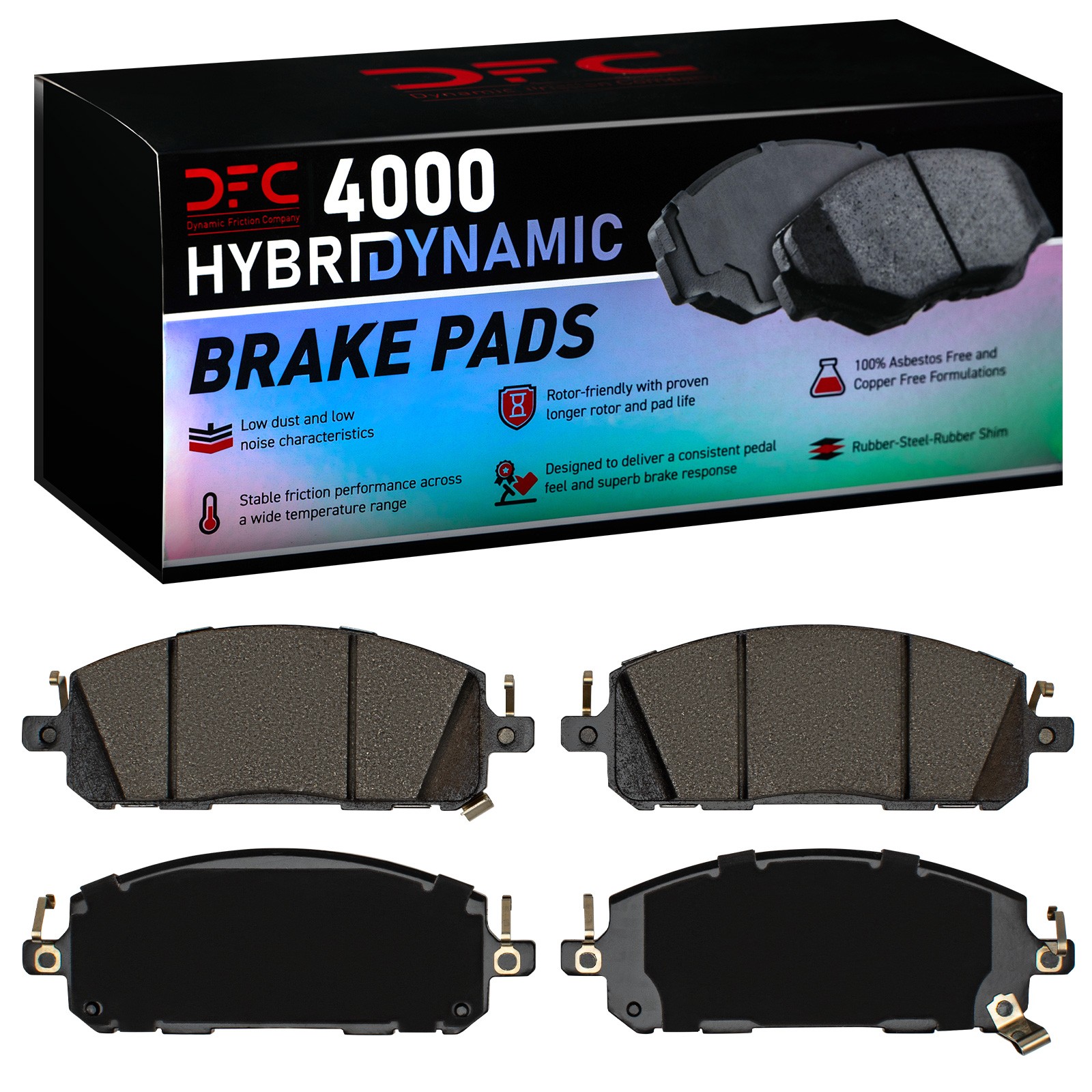 DYN 4000-2413-00 DFC 4000 HybriDynamic Brake Pads - Image 2