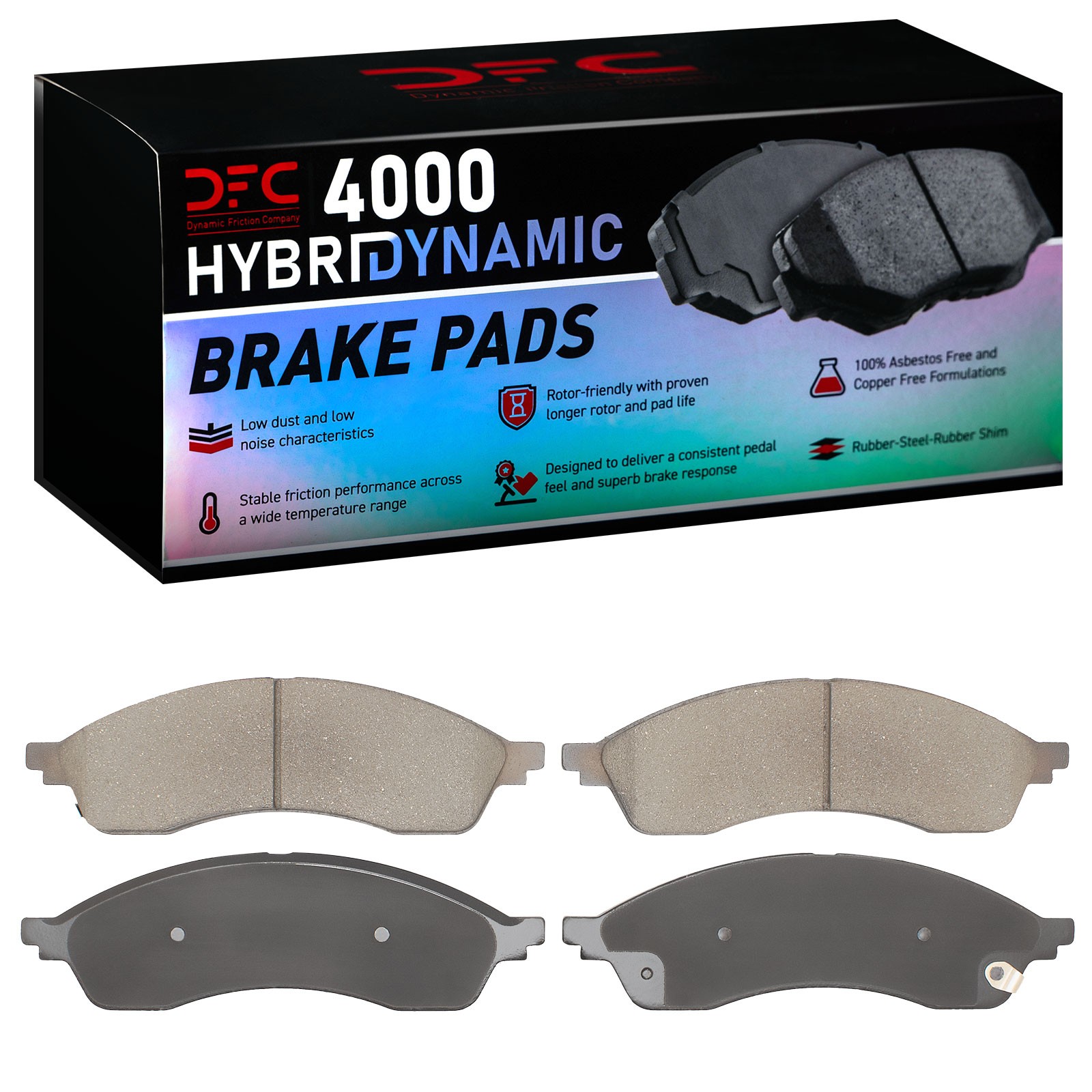DYN 4000-2427-00 DFC 4000 HybriDynamic Brake Pads - Image 2